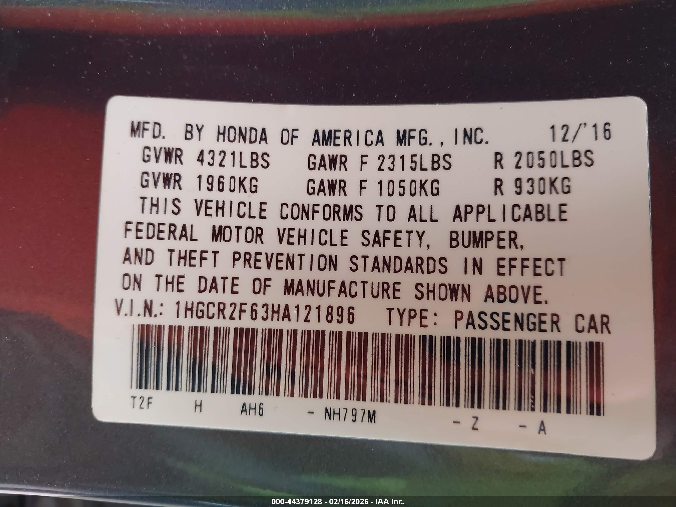 HONDA ACCORD image 9