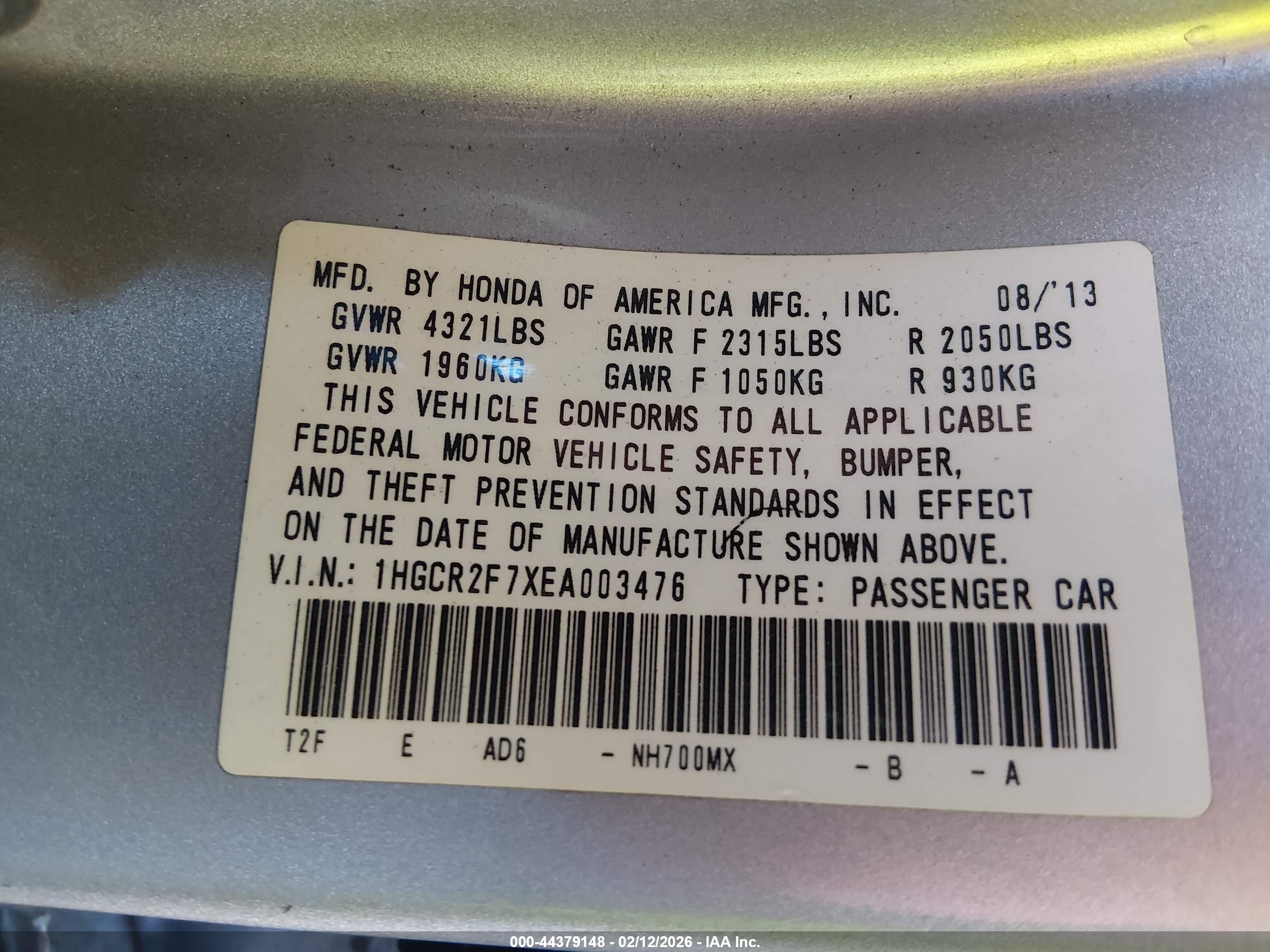 HONDA ACCORD image 9