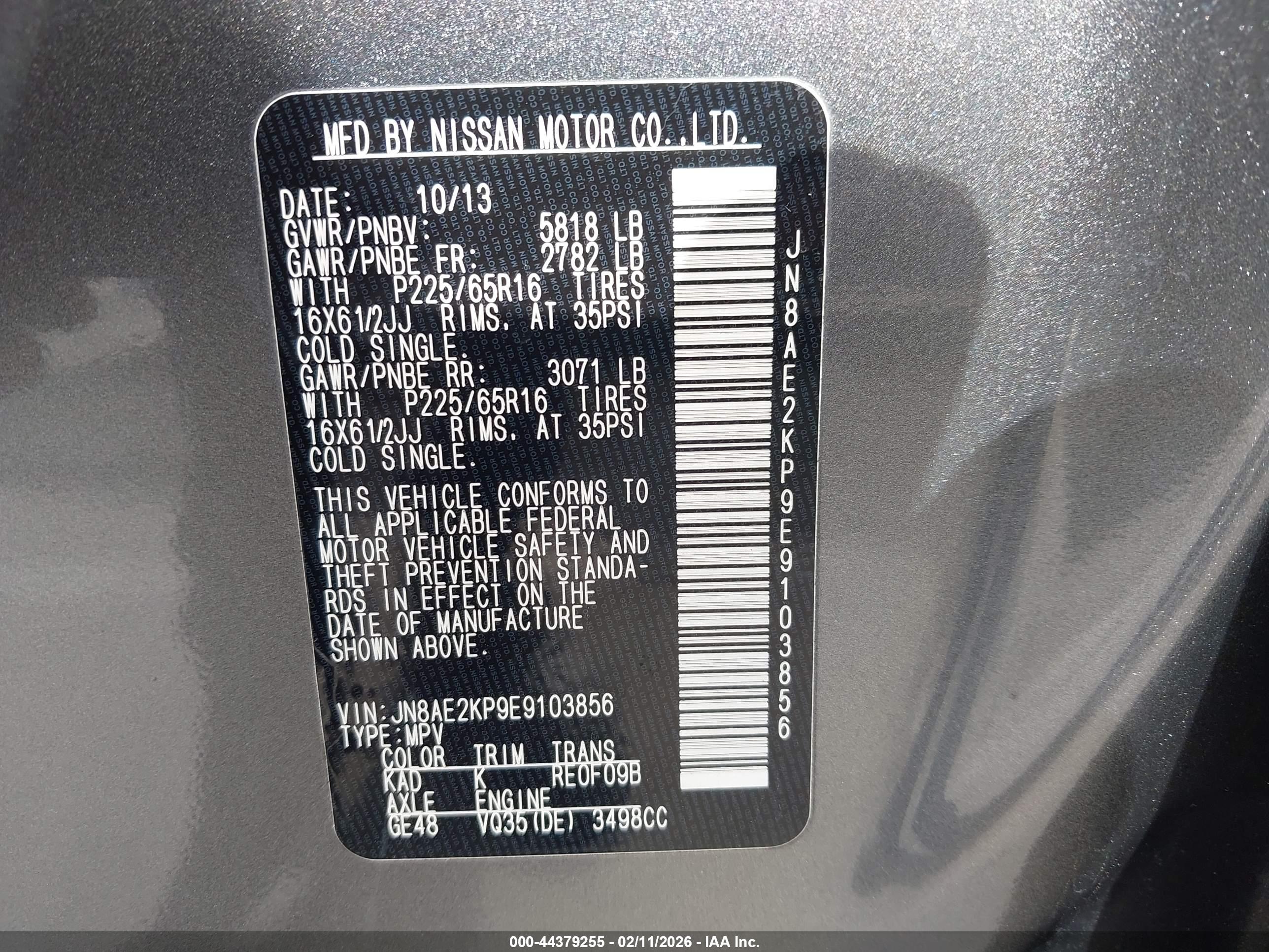 NISSAN QUEST image 9