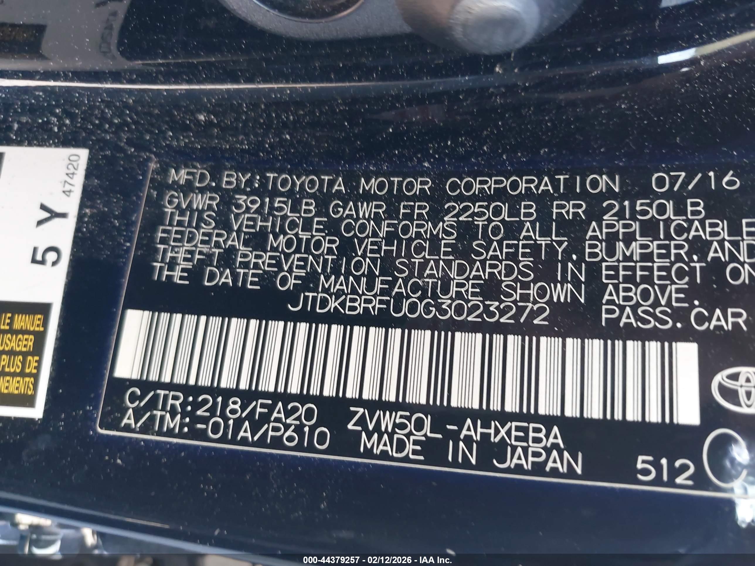TOYOTA PRIUS image 9