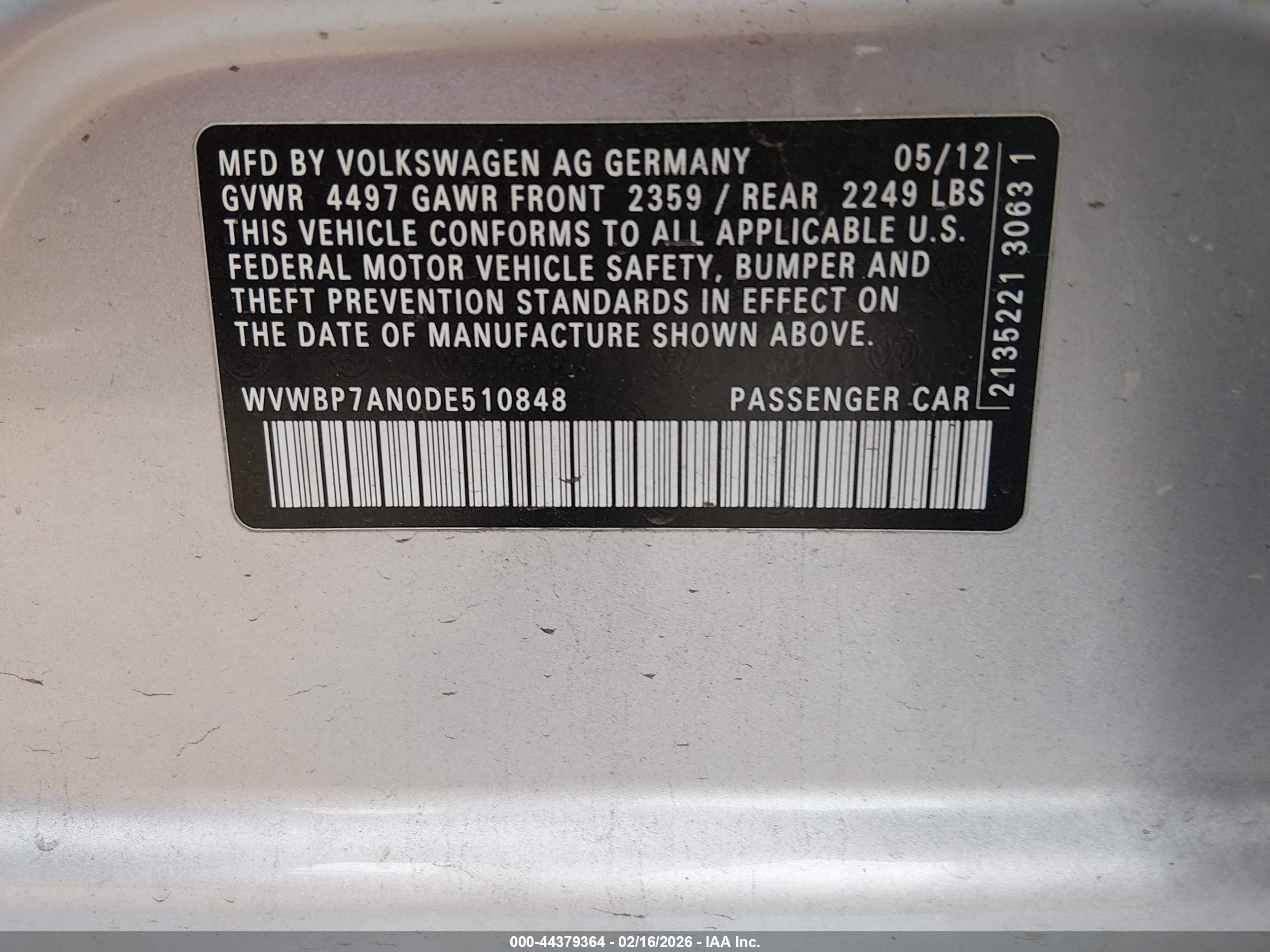 VOLKSWAGEN CC image 9
