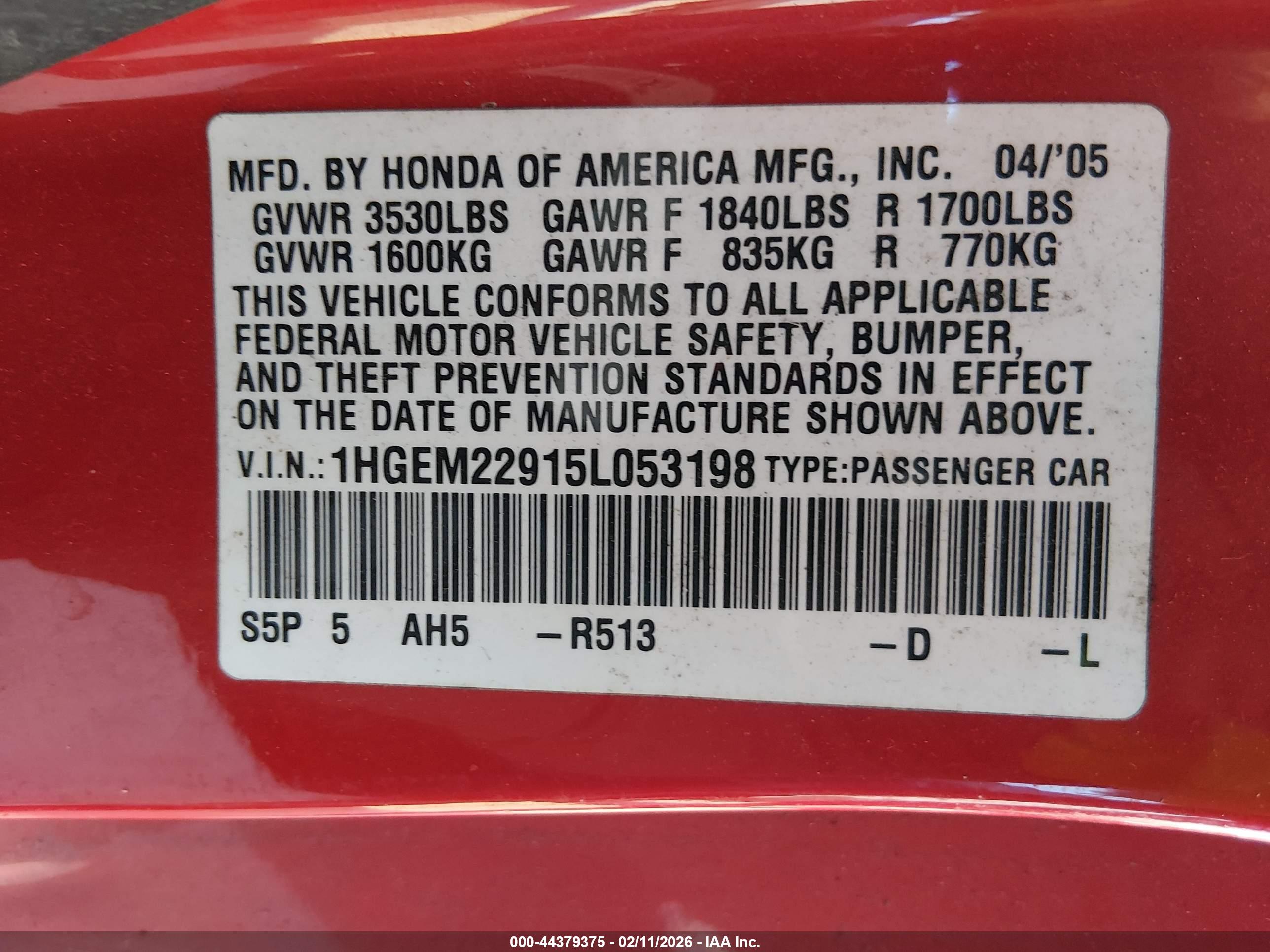 HONDA CIVIC image 9