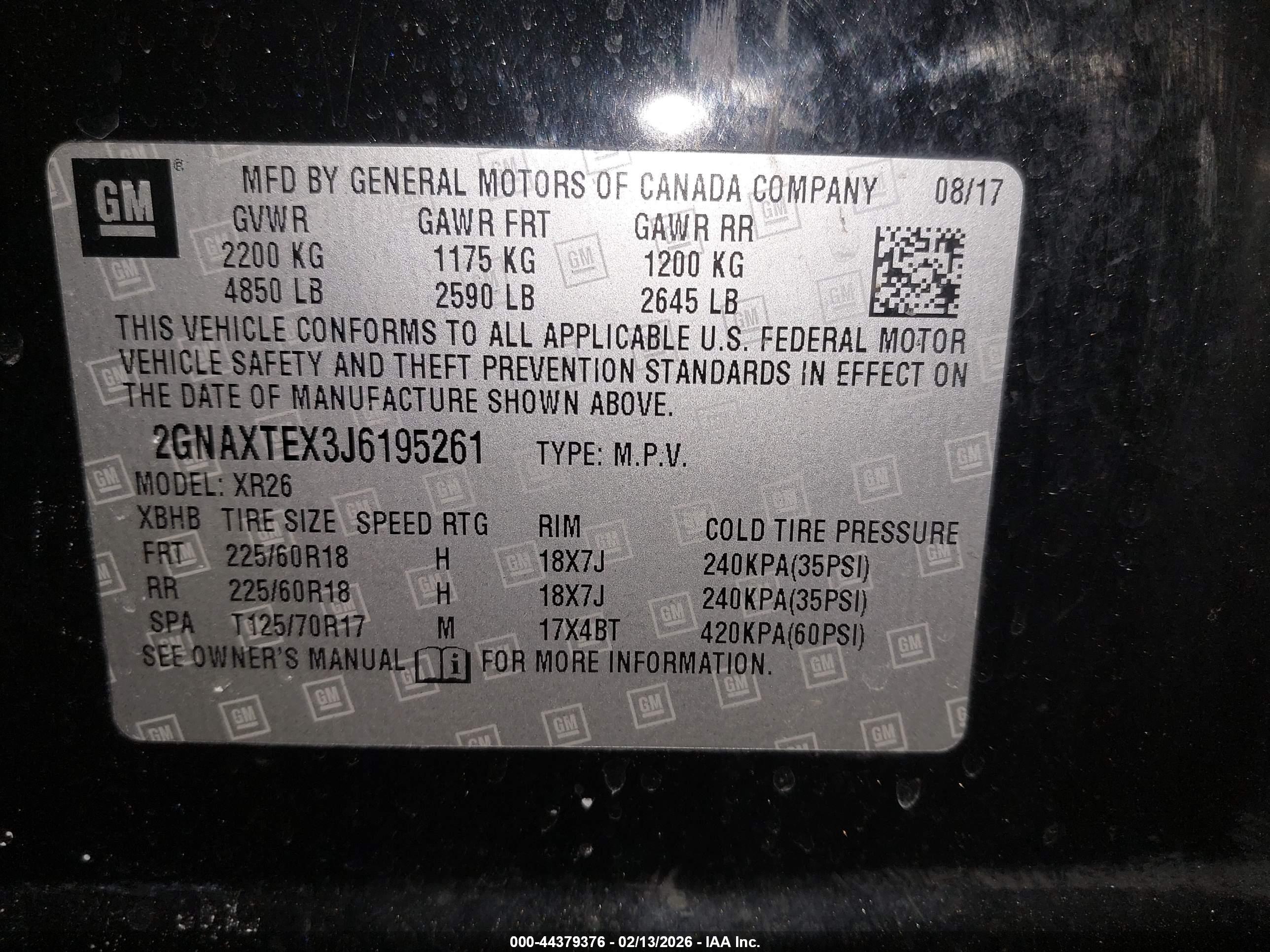 CHEVROLET EQUINOX image 9