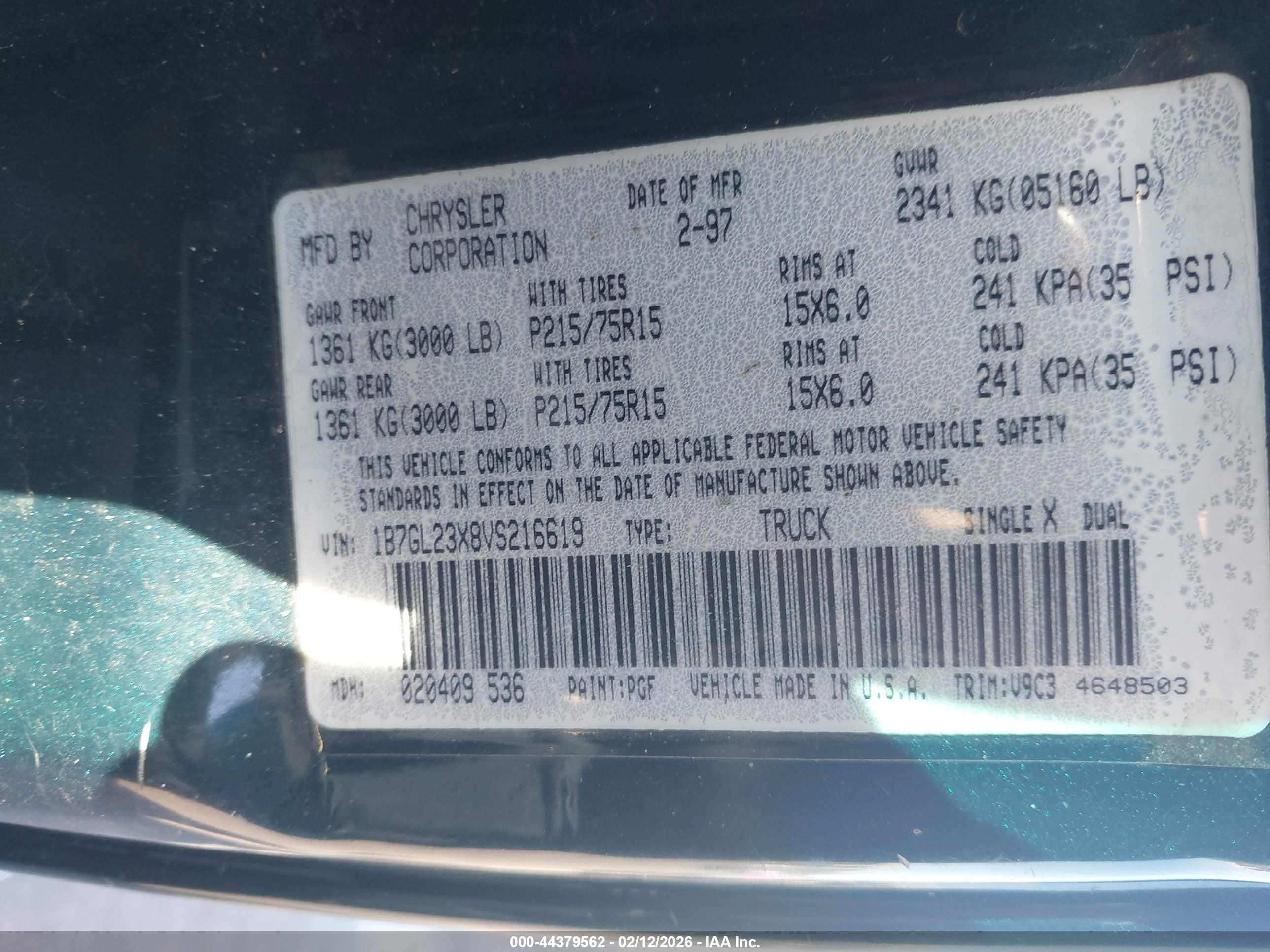 DODGE DAKOTA image 9