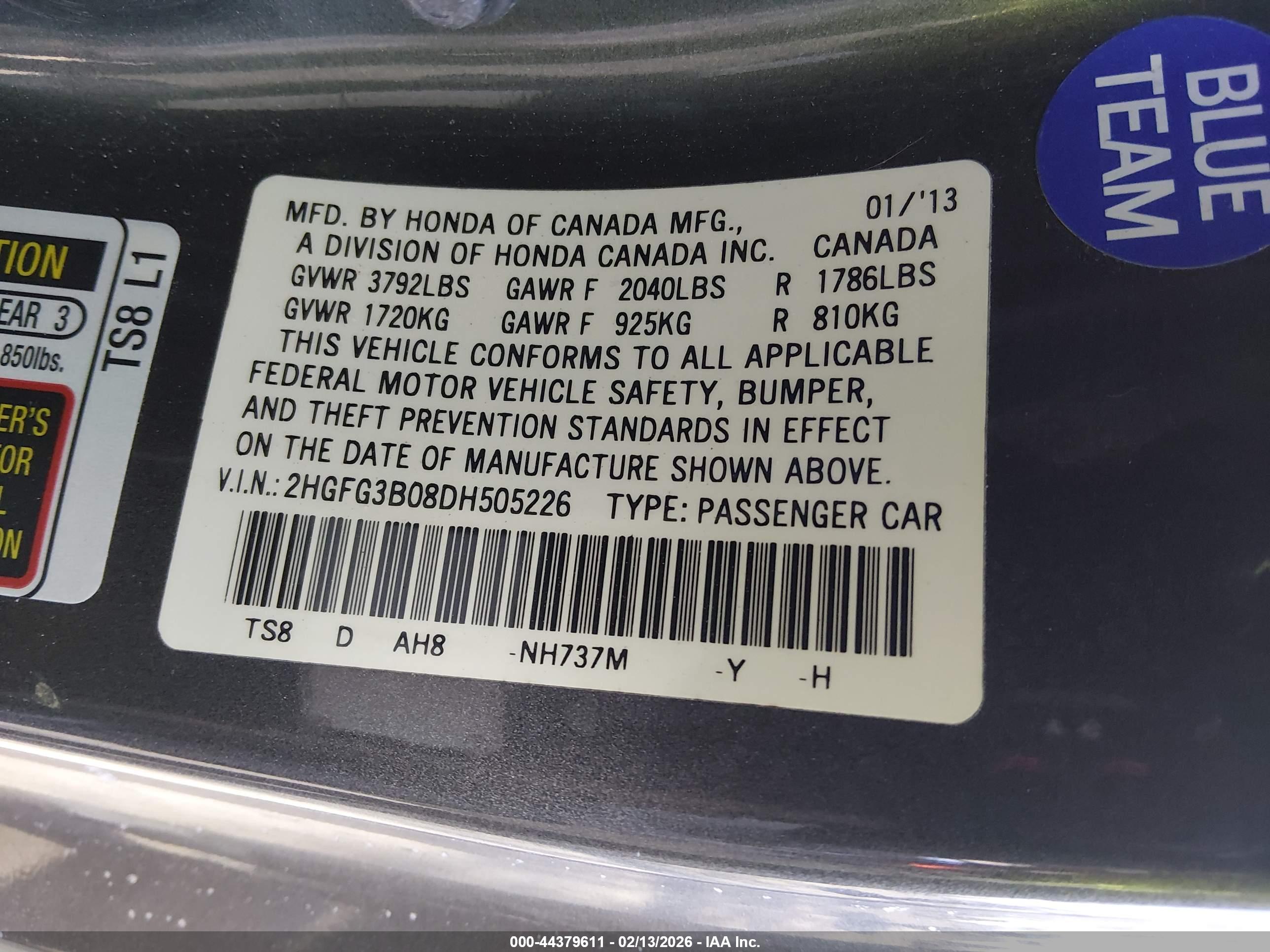HONDA CIVIC image 9