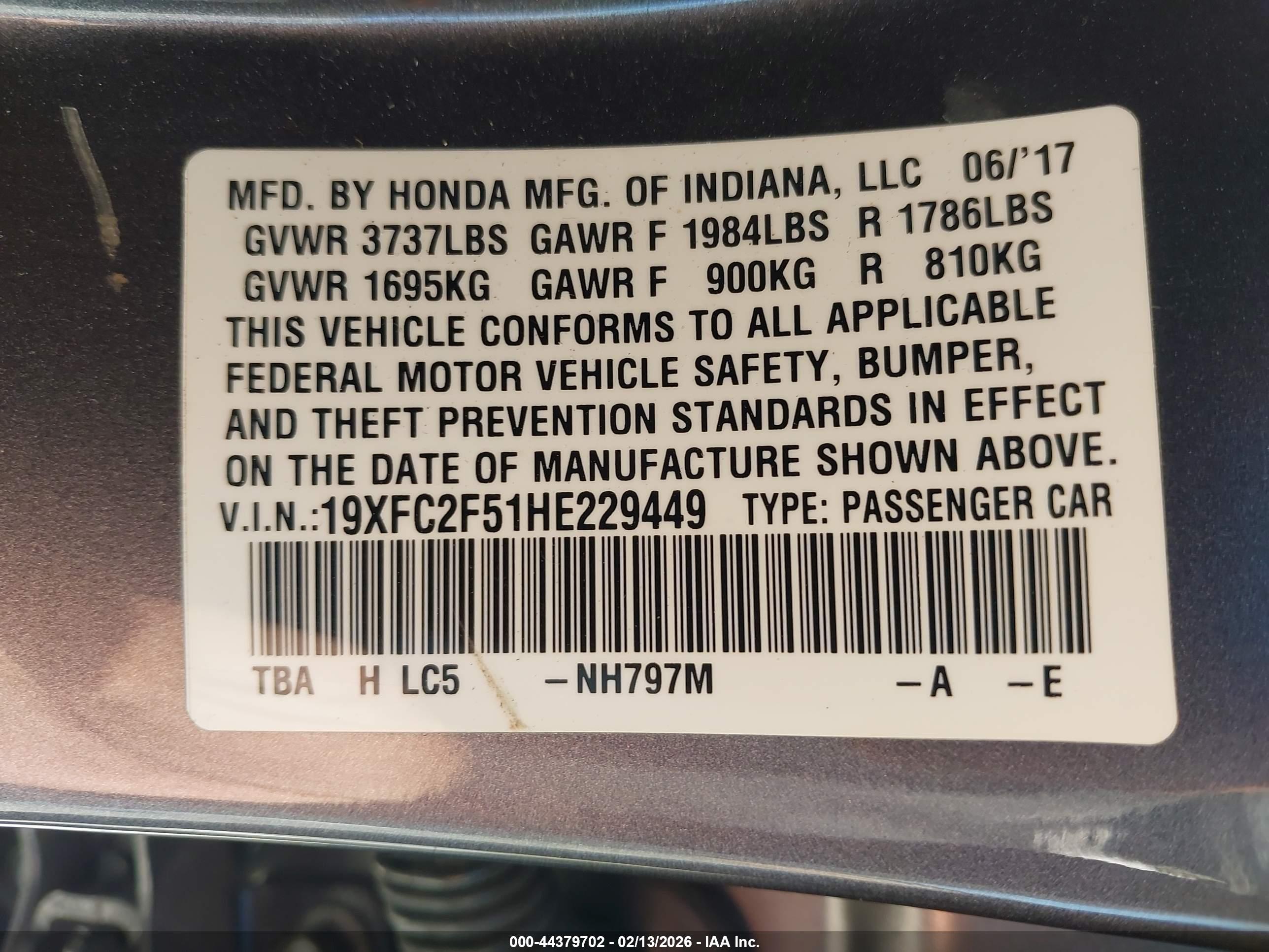 HONDA CIVIC image 9