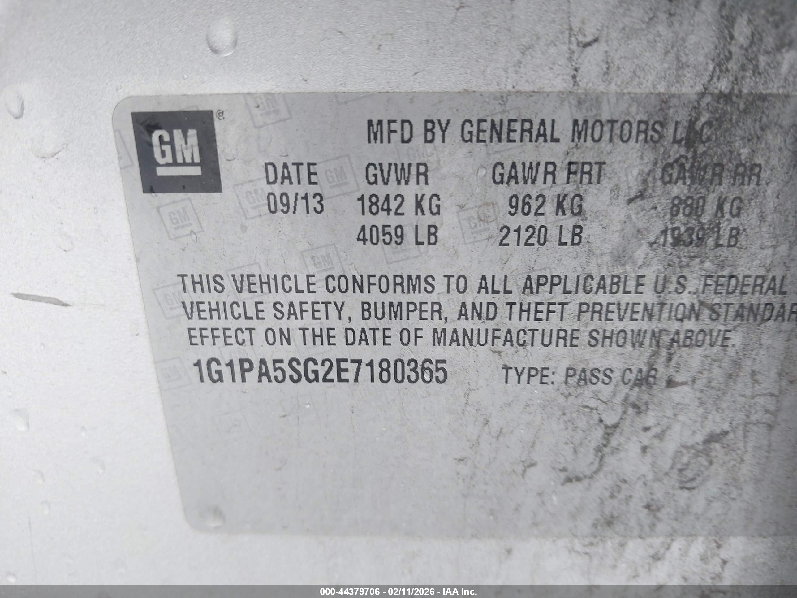 CHEVROLET CRUZE image 9