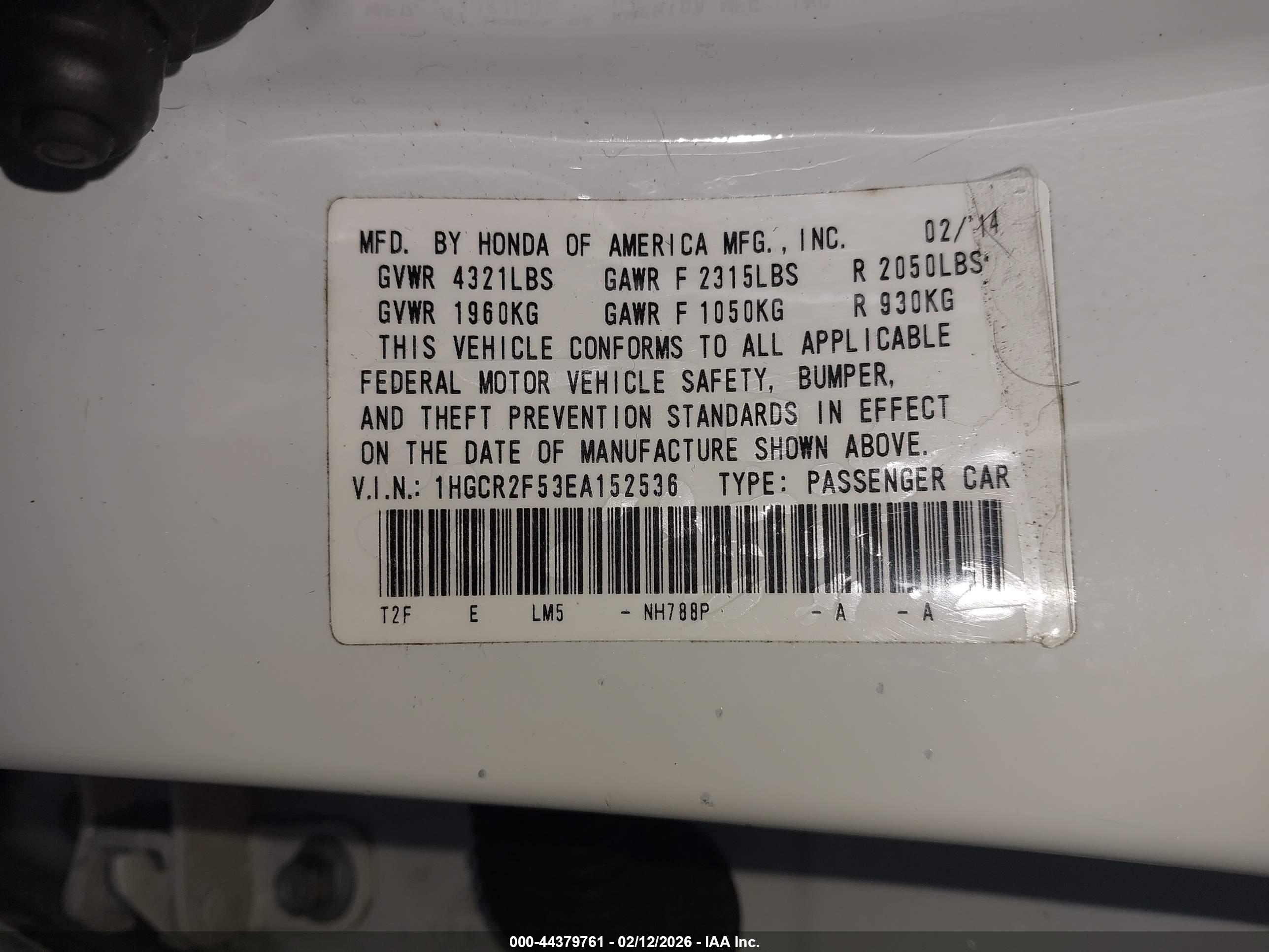 HONDA ACCORD image 9