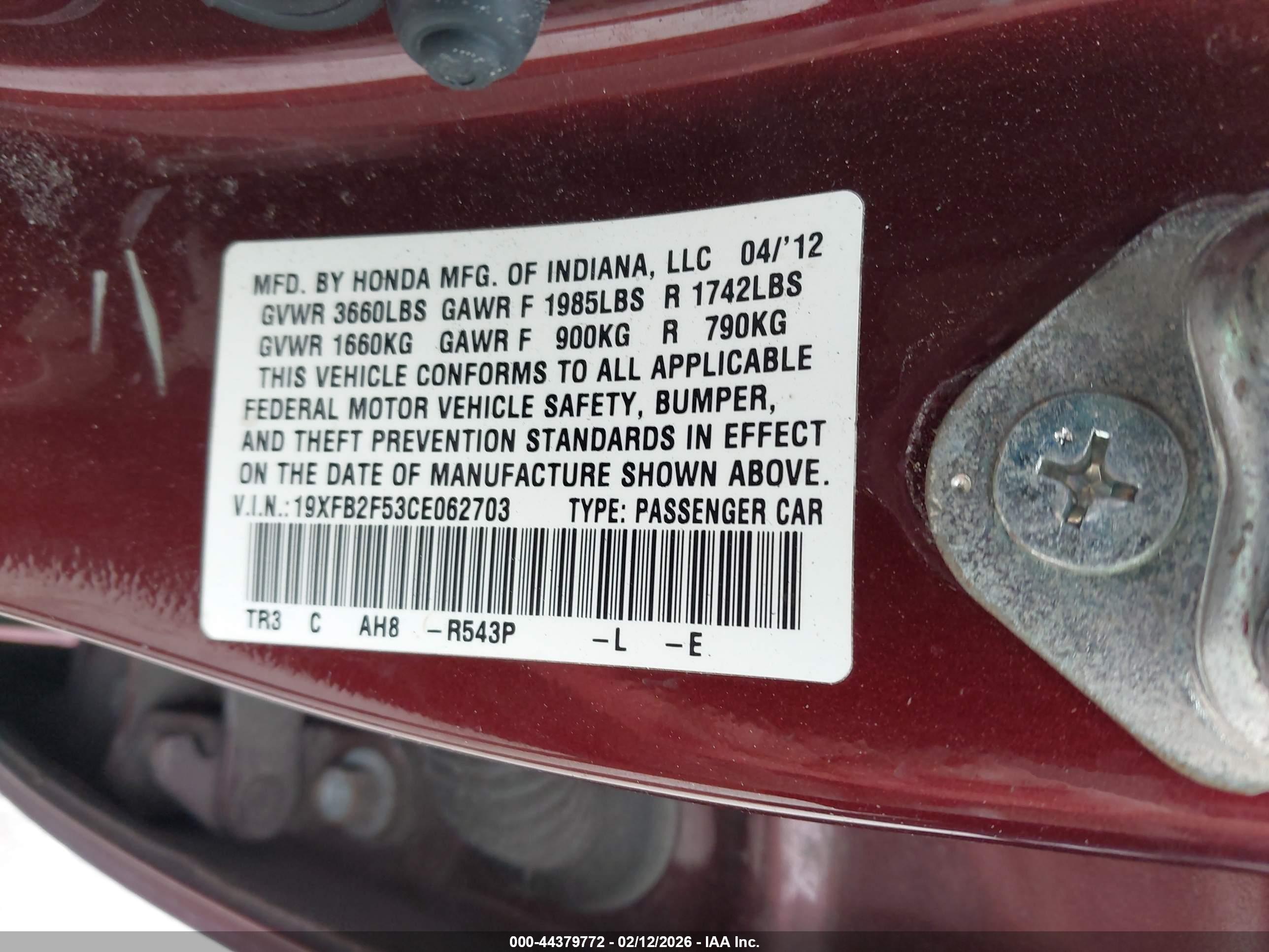 HONDA CIVIC image 9