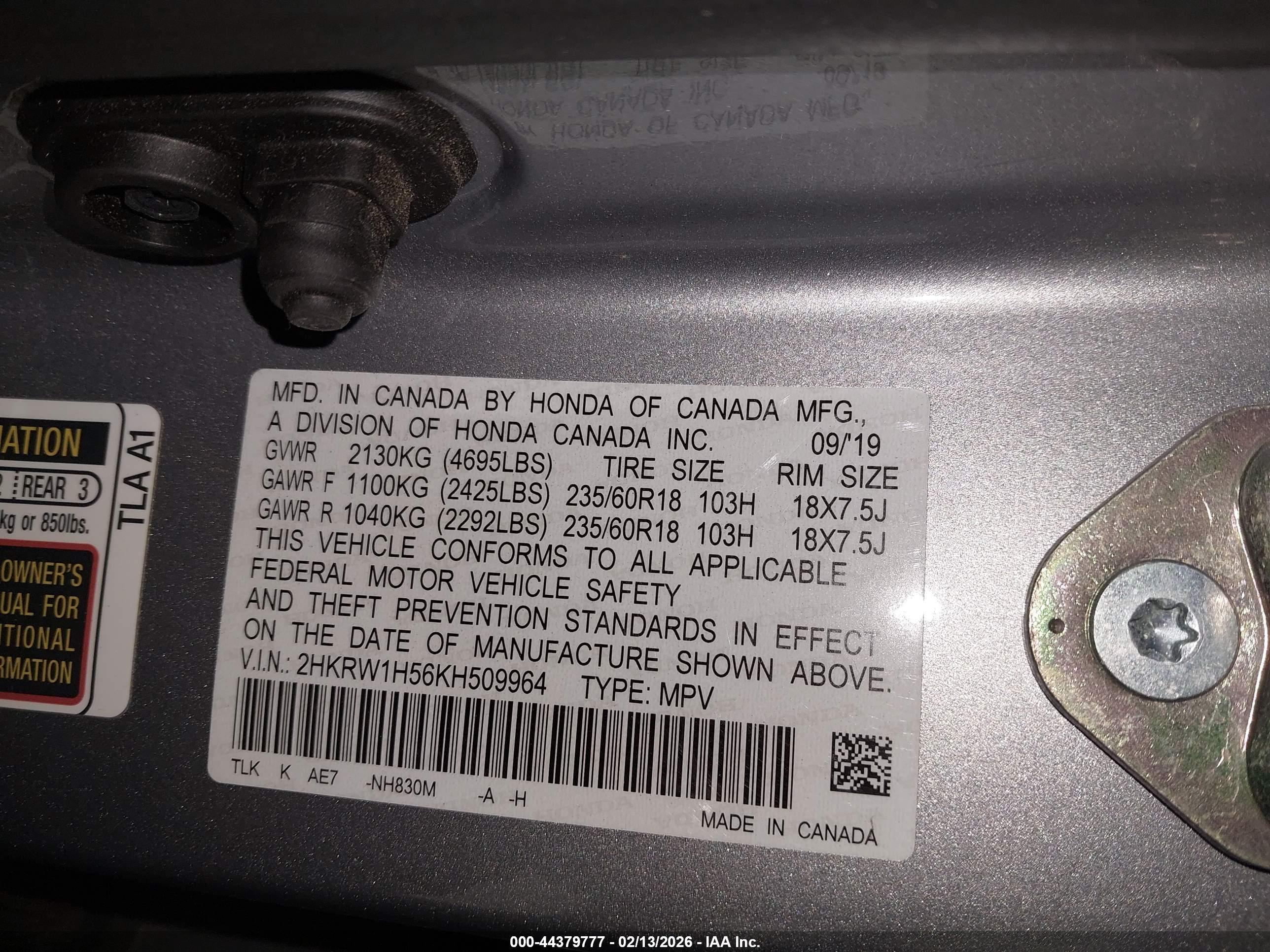HONDA CR-V image 9