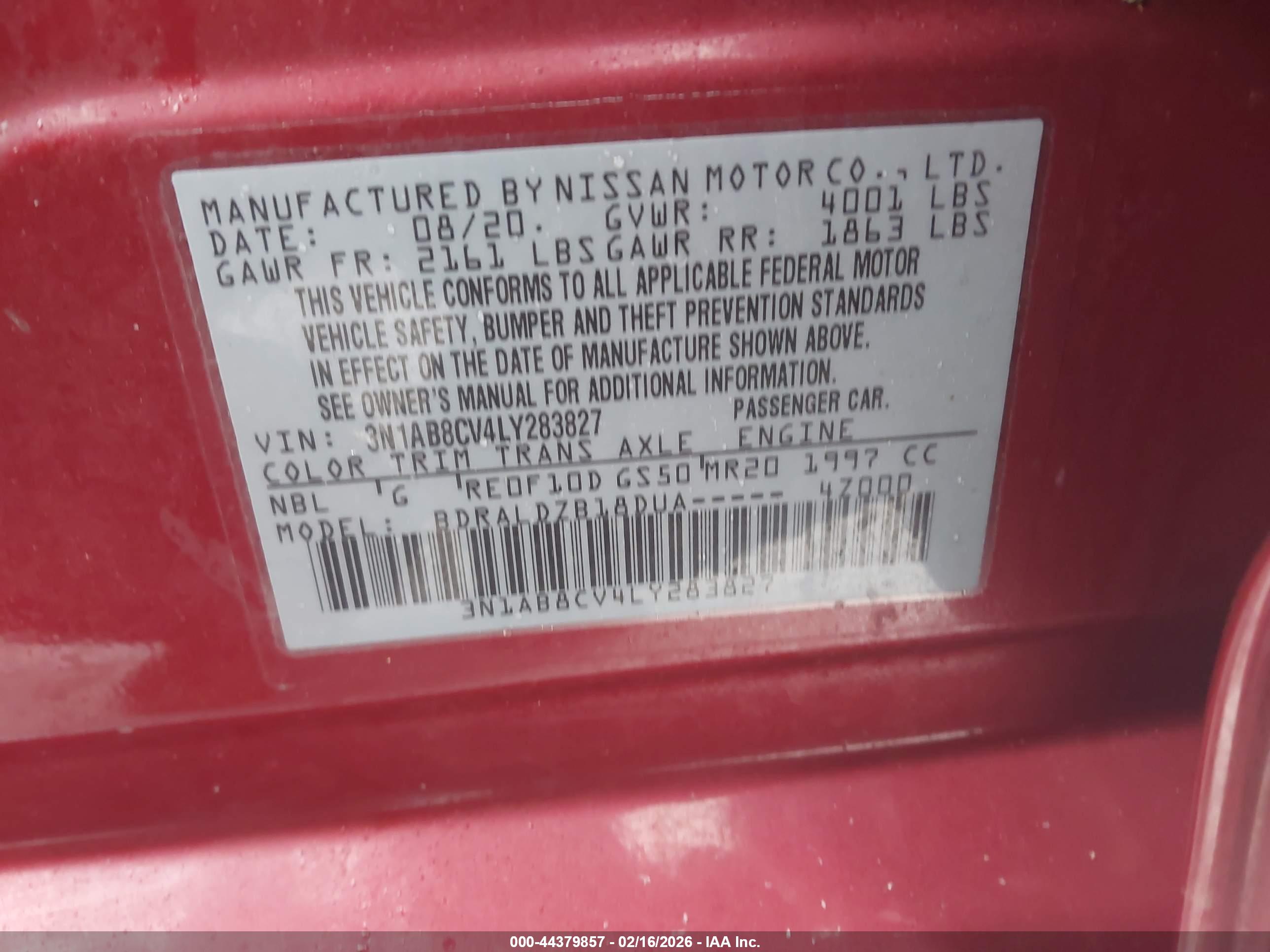 NISSAN SENTRA image 9