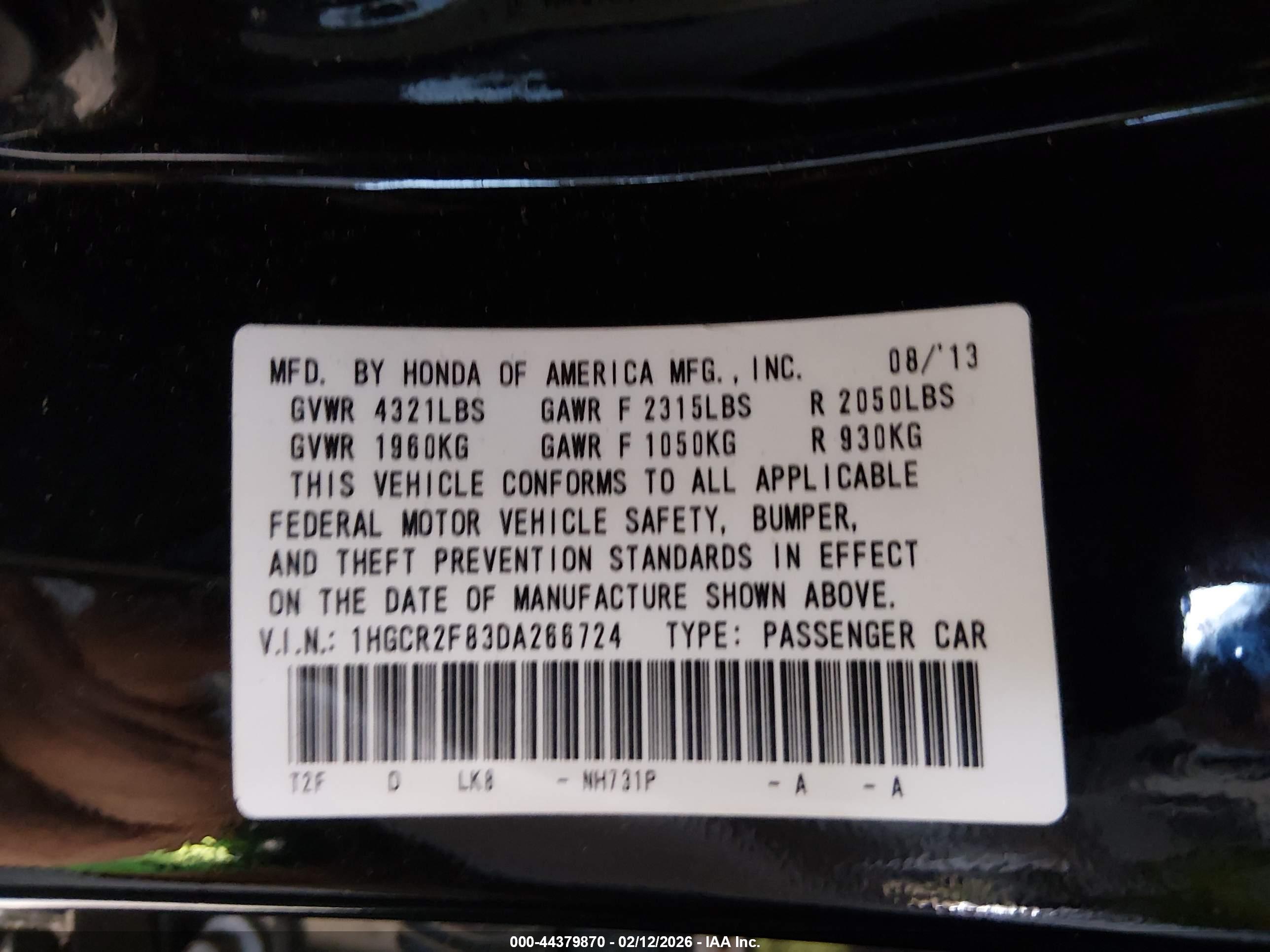 HONDA ACCORD image 9