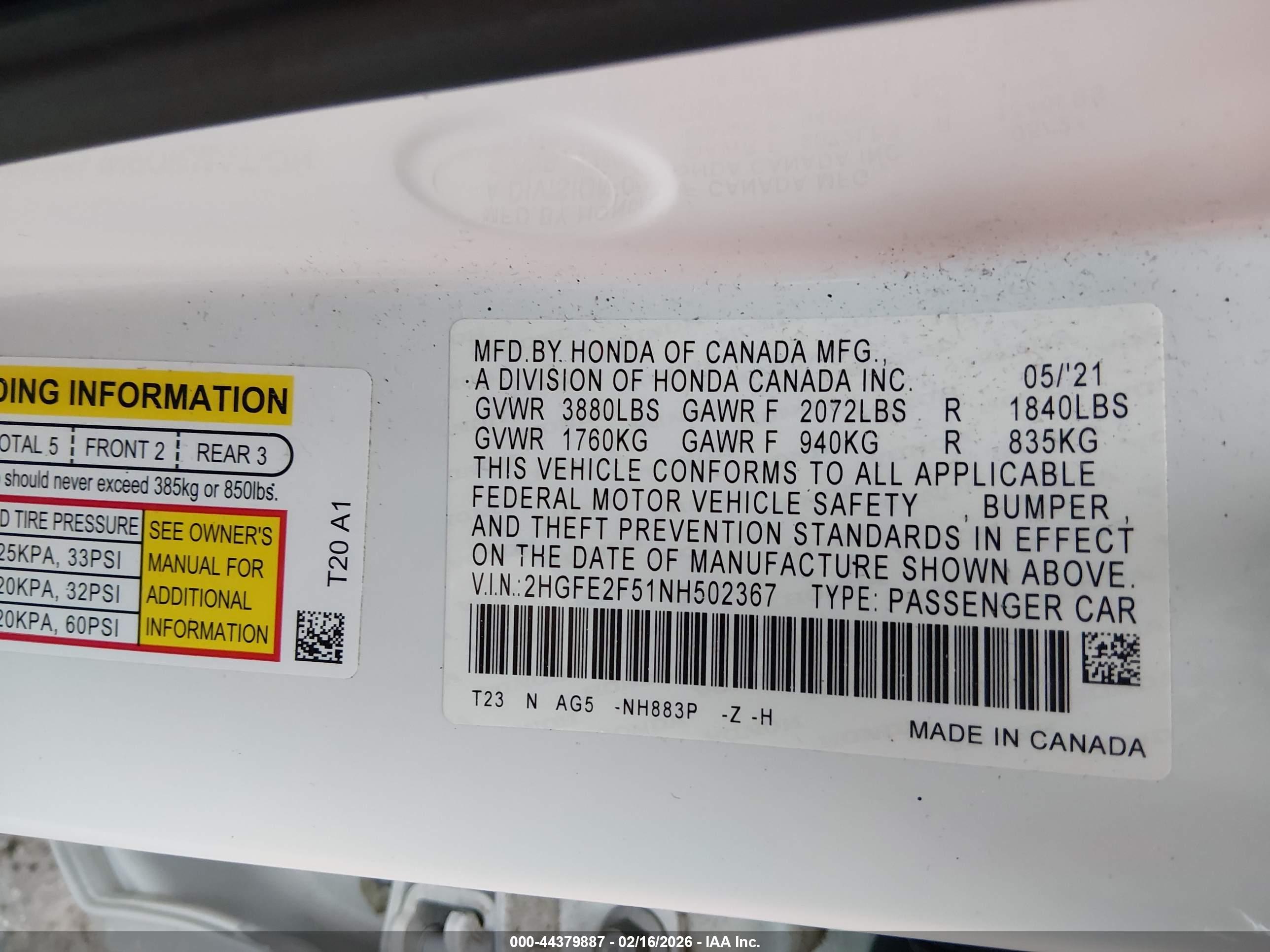 HONDA CIVIC image 9