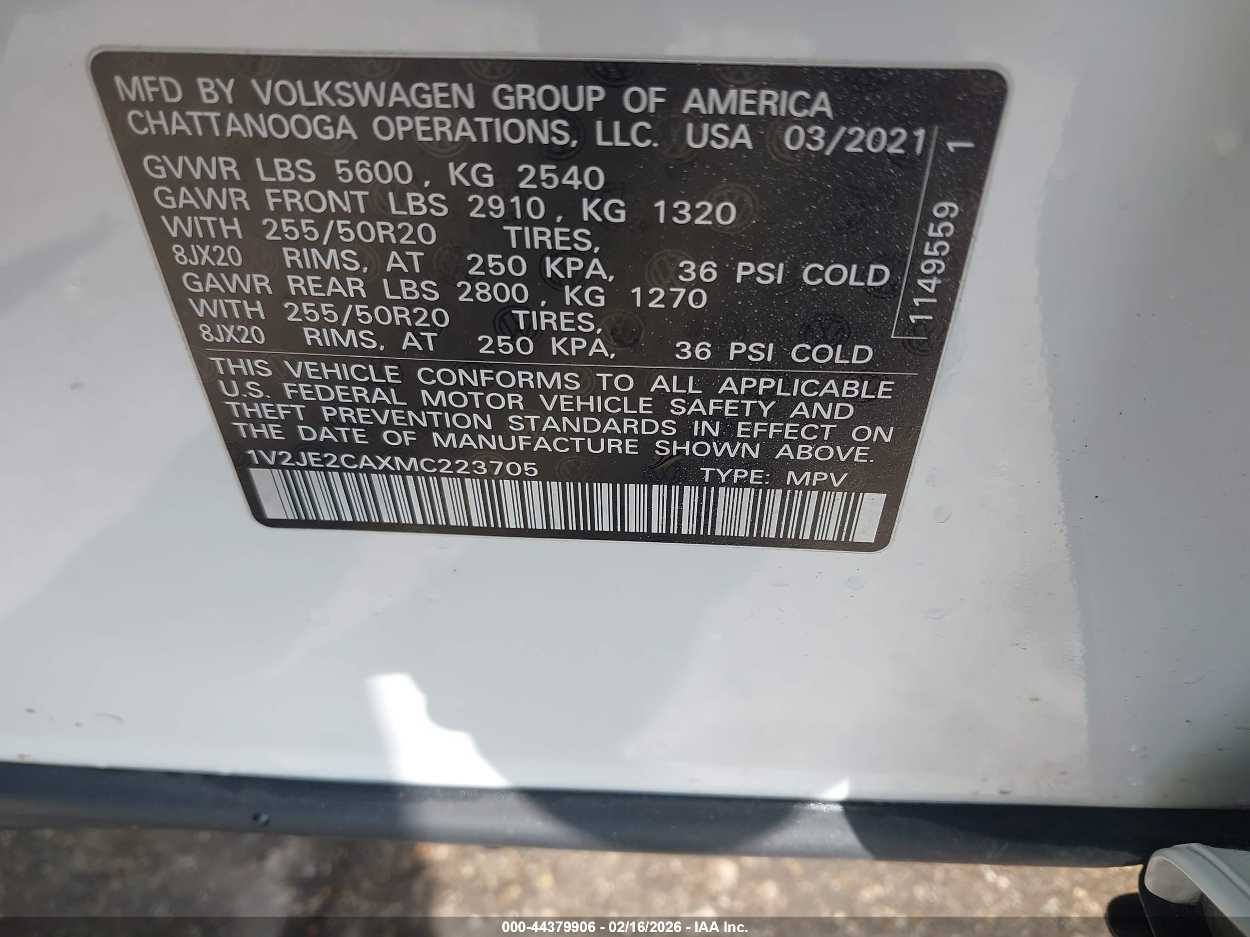 VOLKSWAGEN ATLAS image 9