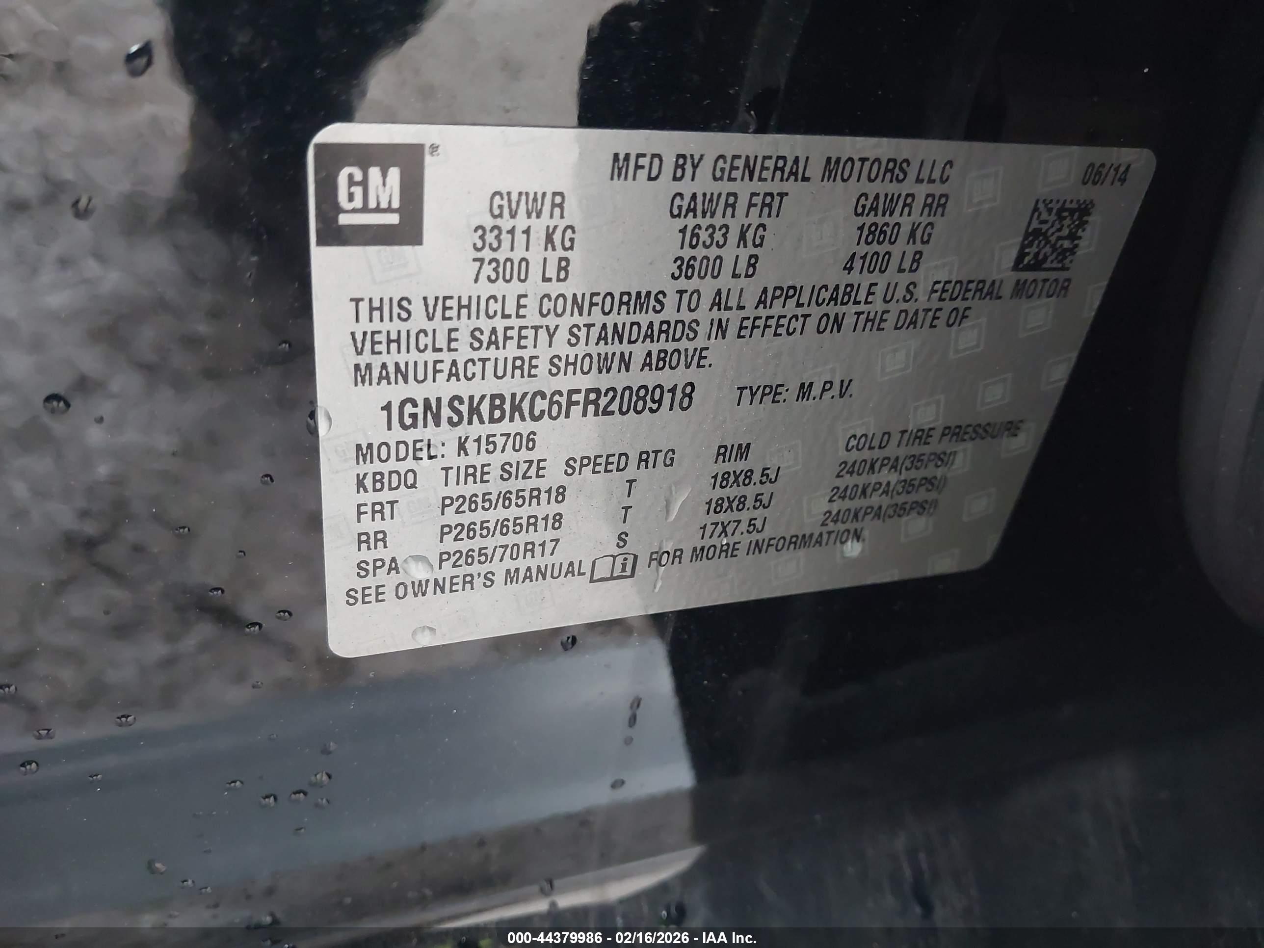 CHEVROLET TAHOE image 9