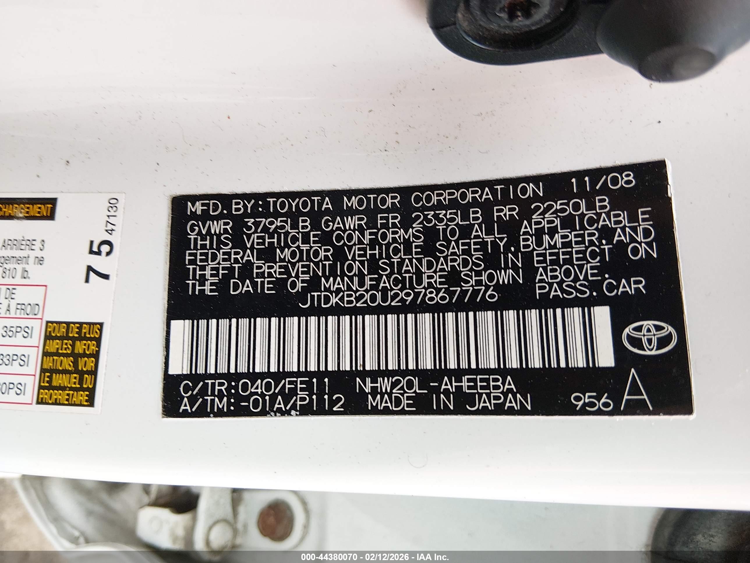 TOYOTA PRIUS image 9