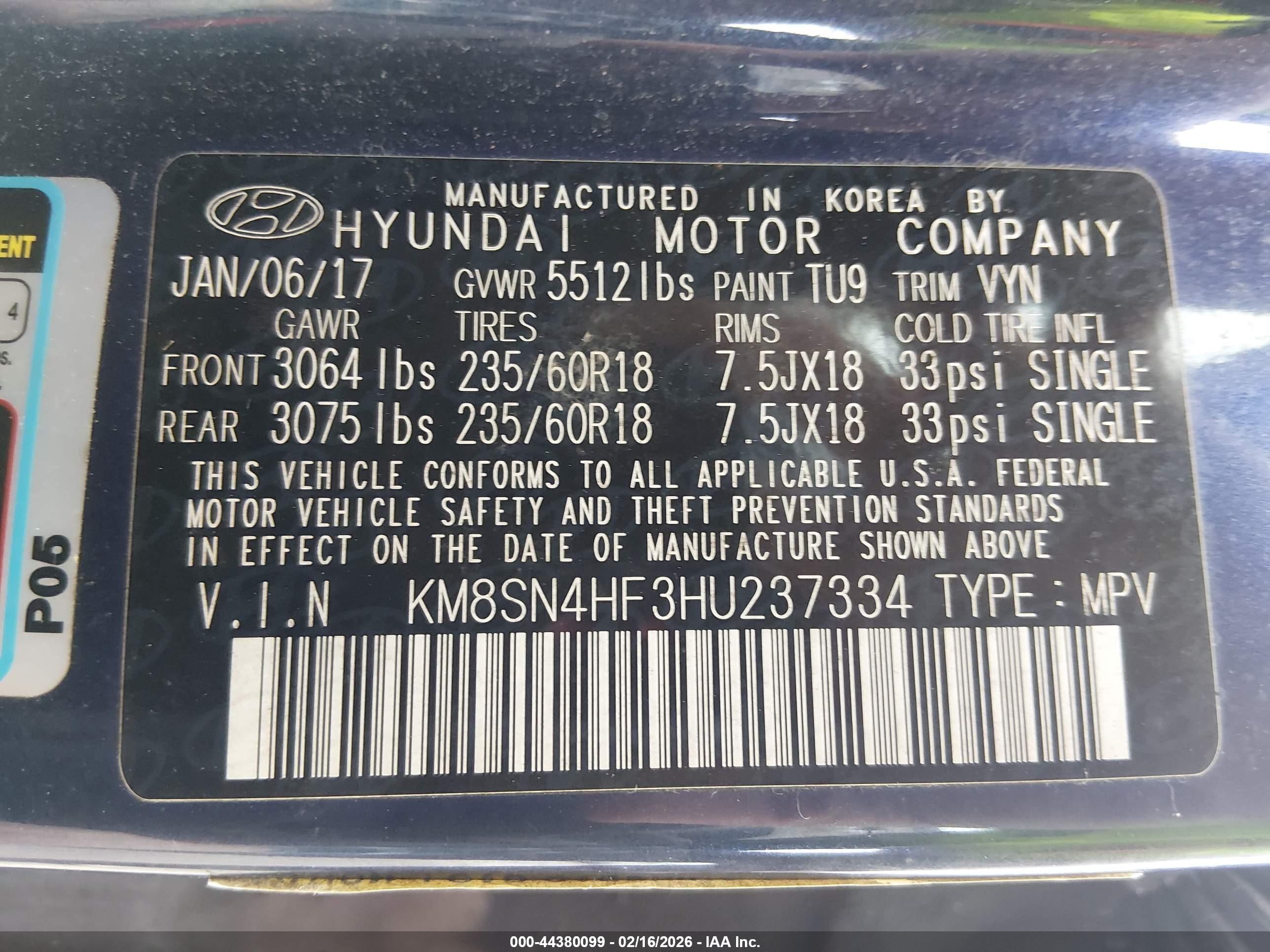 HYUNDAI SANTA image 9