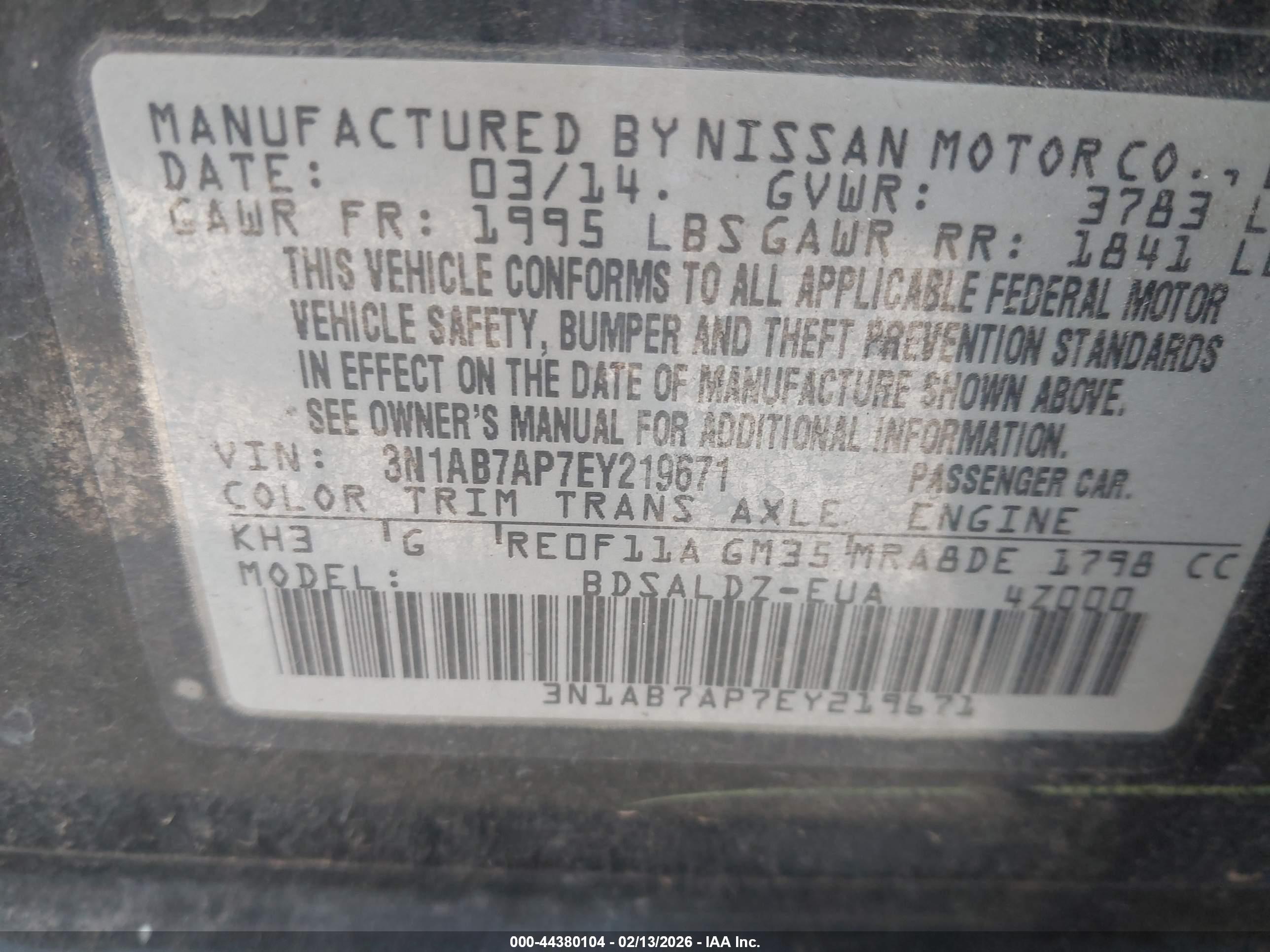 NISSAN SENTRA image 9