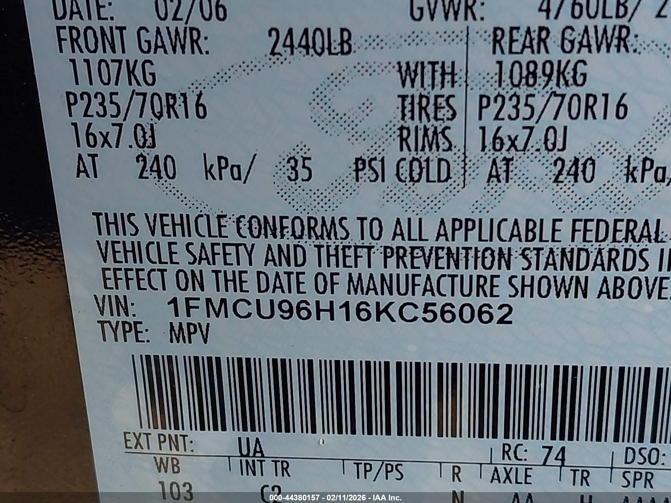 FORD ESCAPE image 9