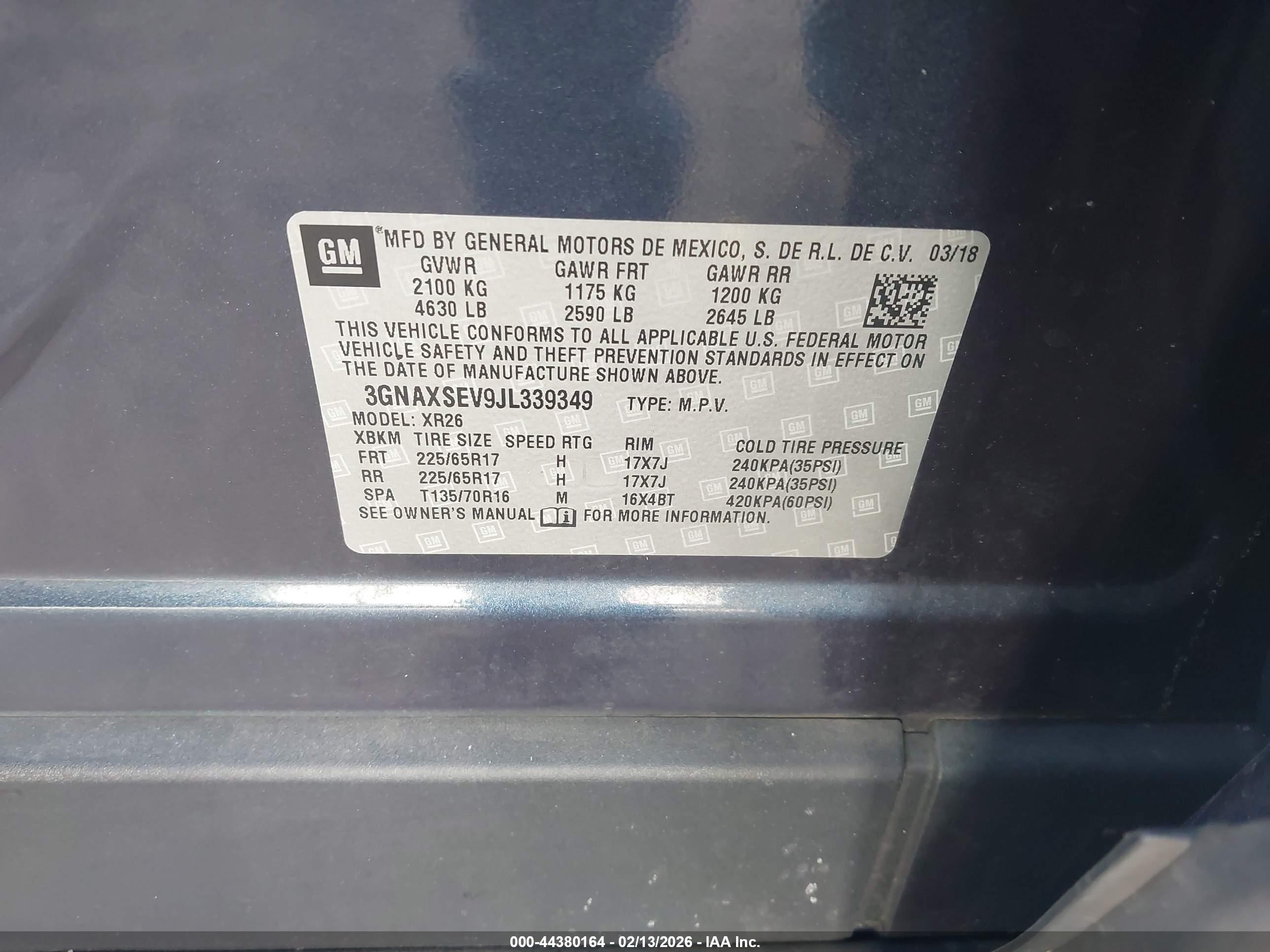 CHEVROLET EQUINOX image 9