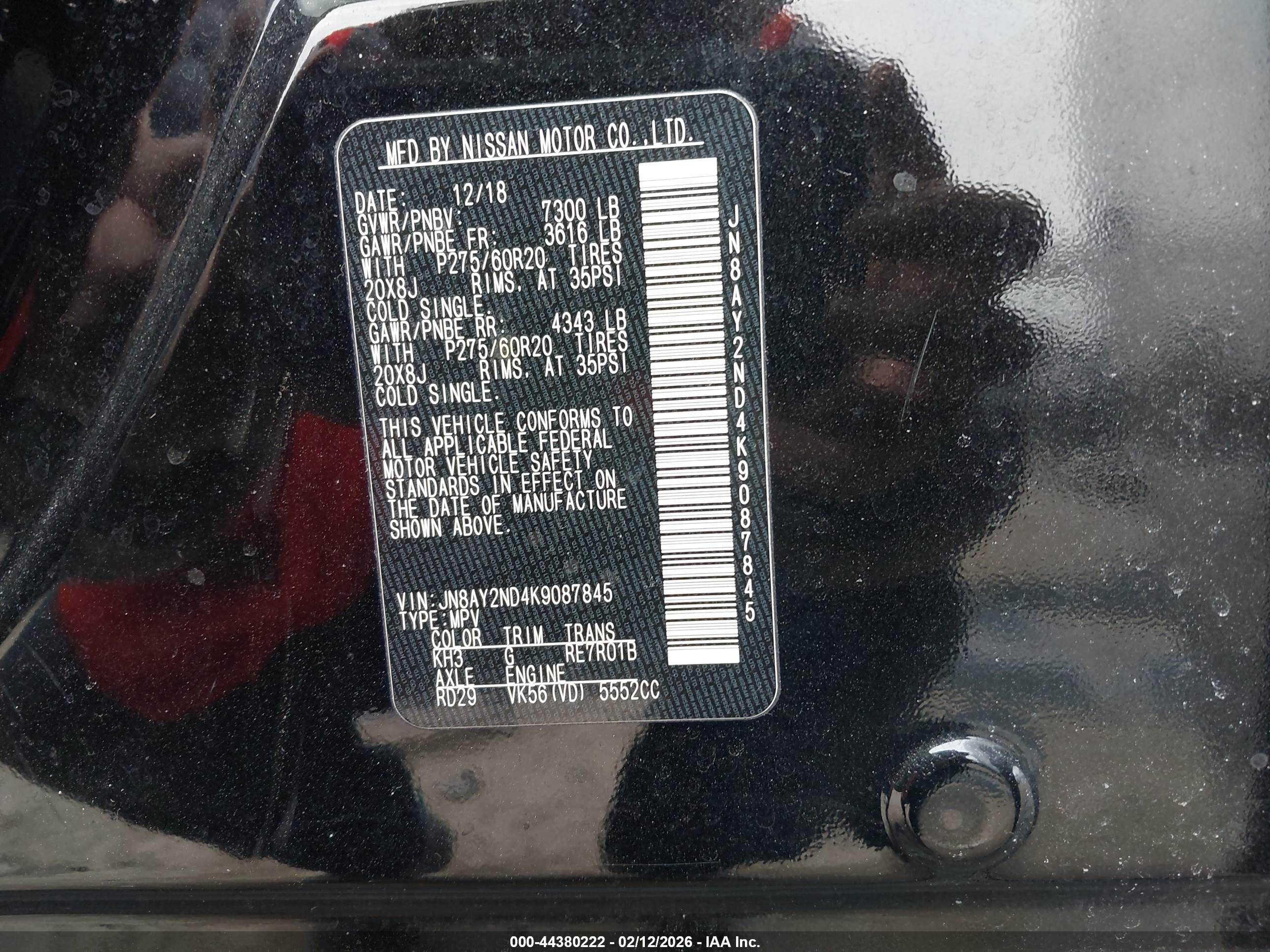 NISSAN ARMADA image 9
