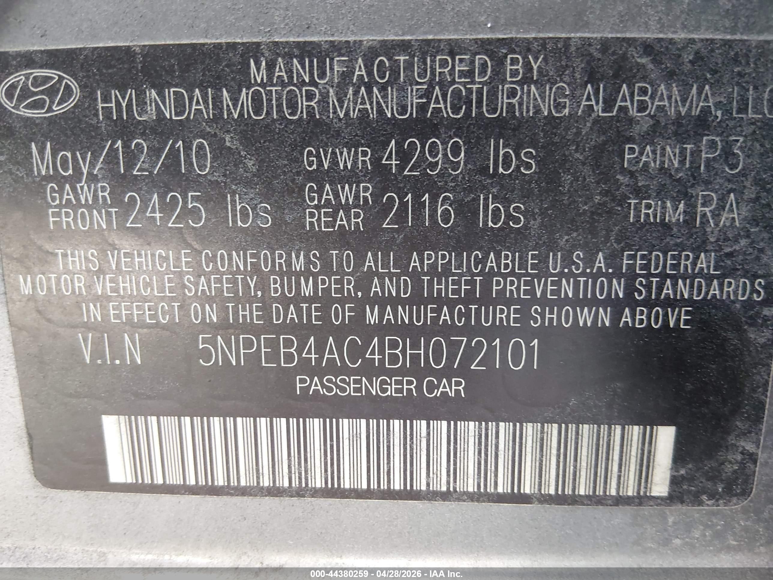 HYUNDAI SONATA image 9