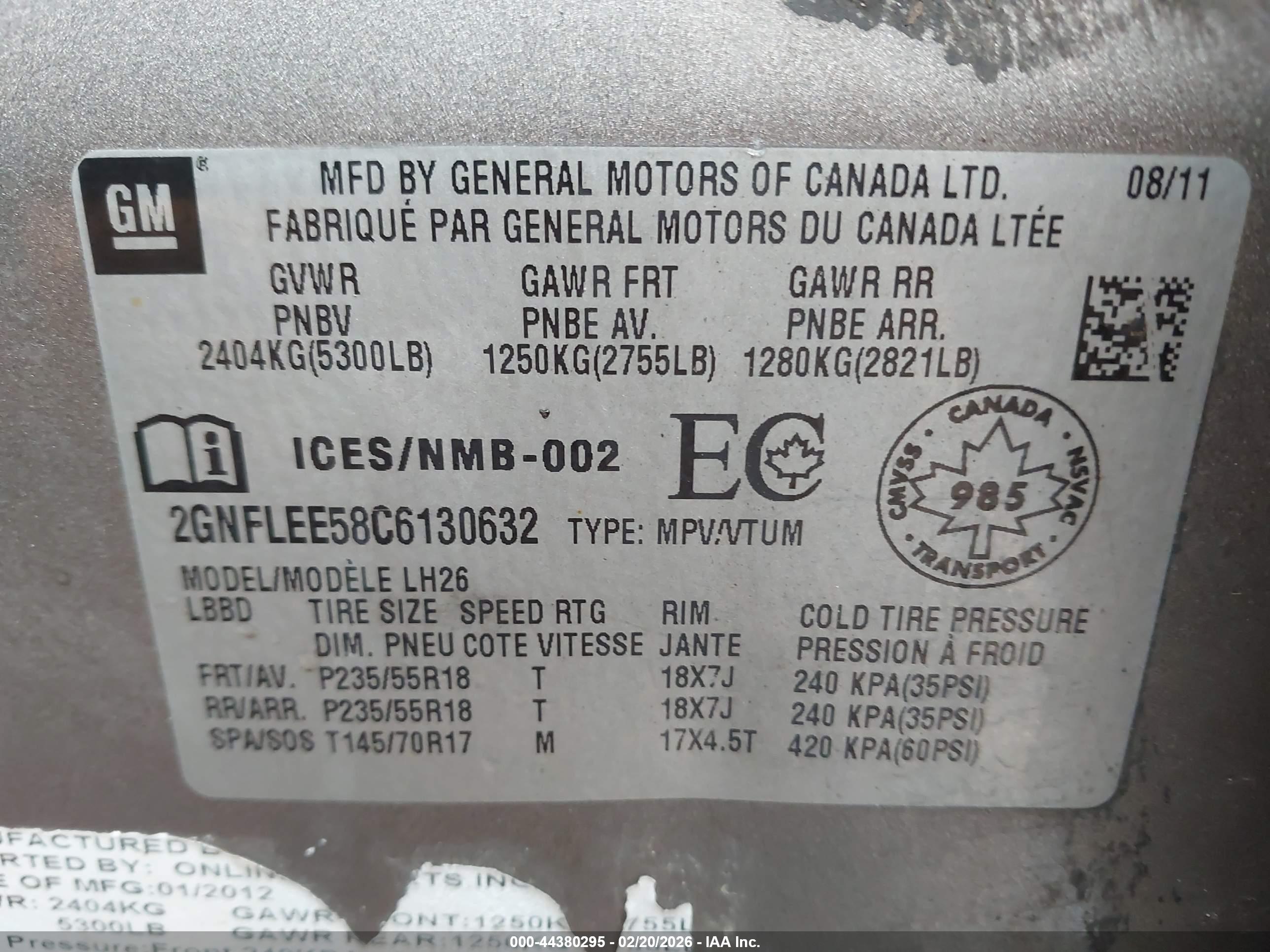 CHEVROLET EQUINOX image 9