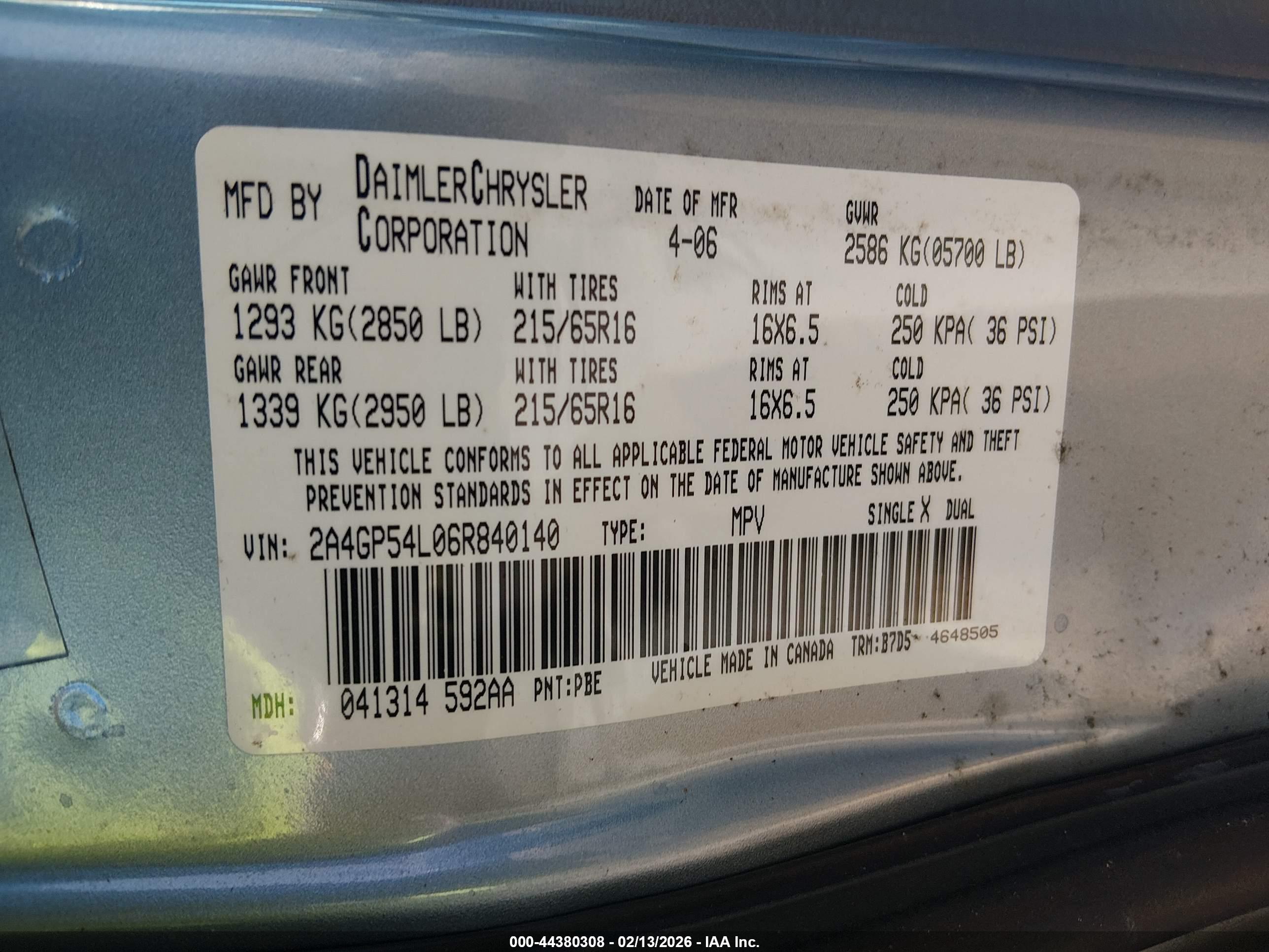 CHRYSLER TOWN image 9