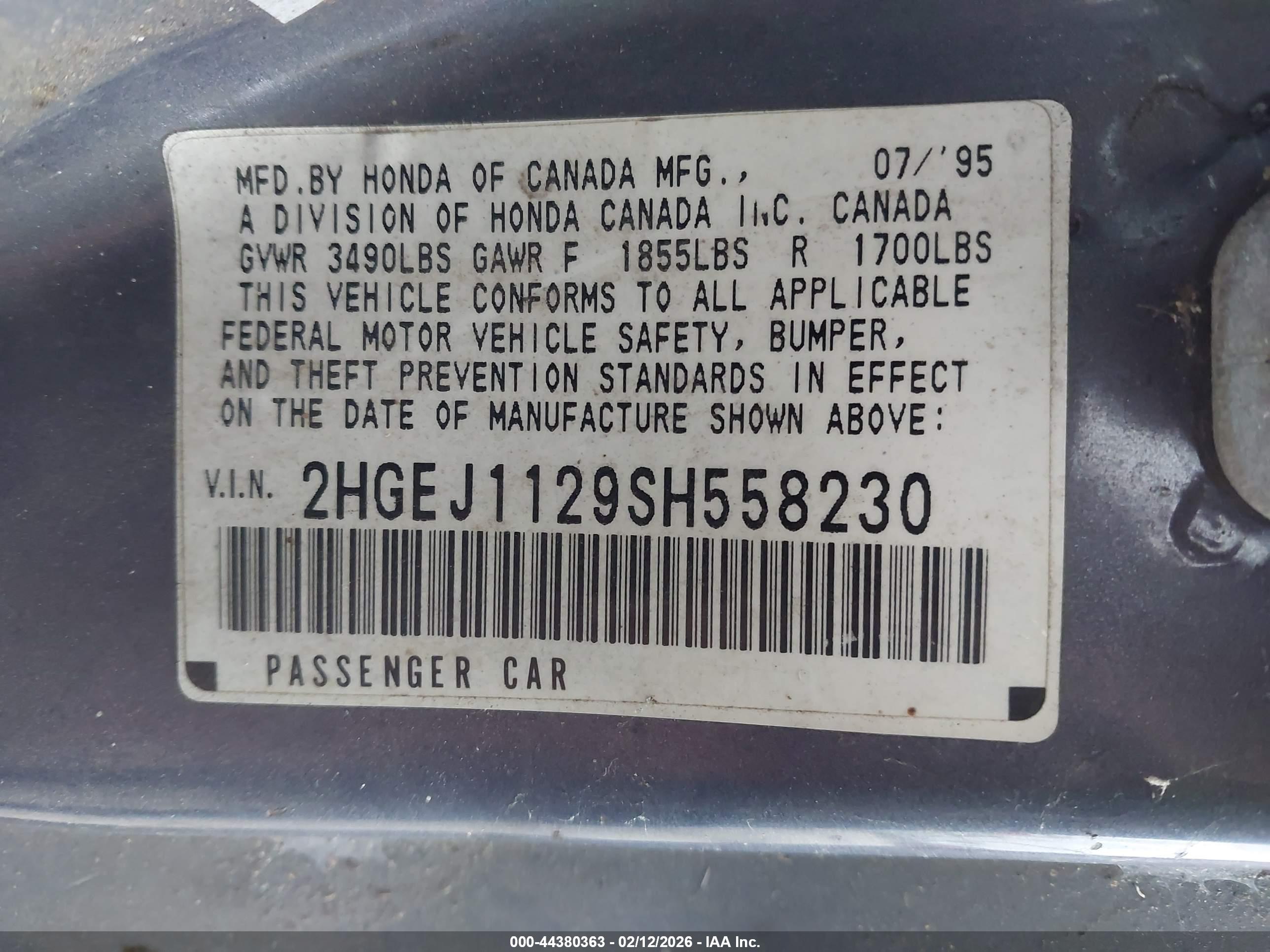HONDA CIVIC image 9