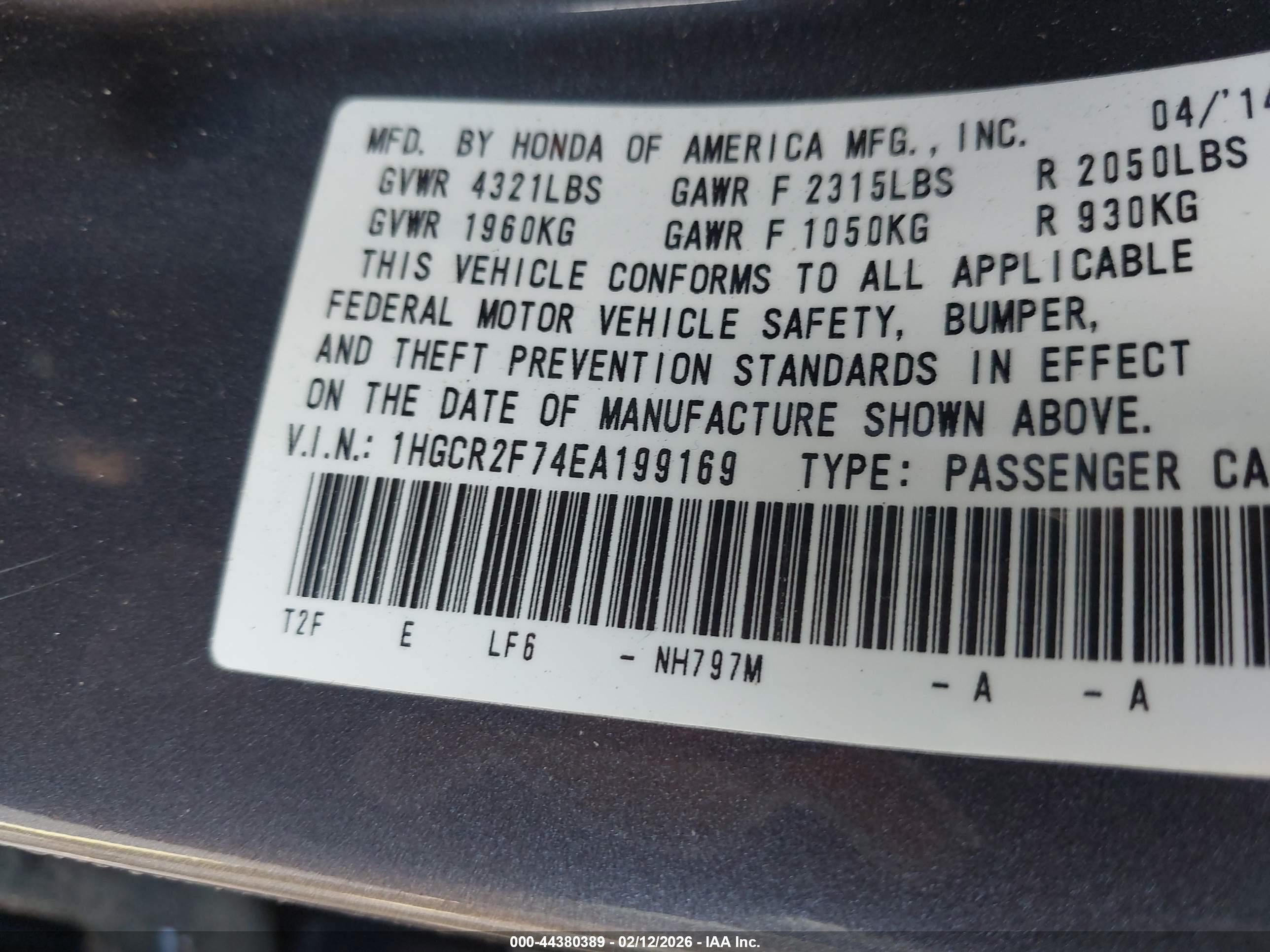 HONDA ACCORD image 9