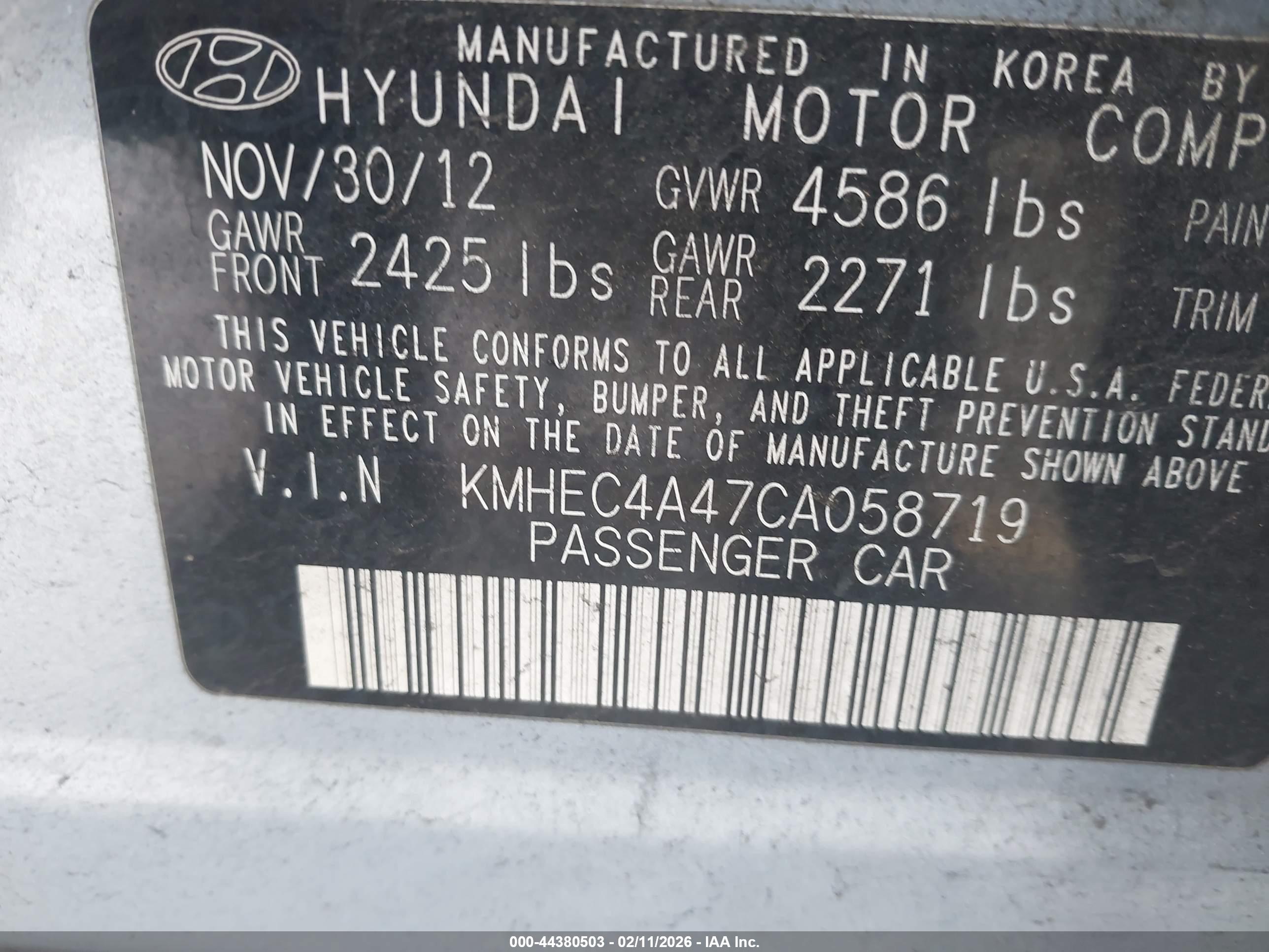 HYUNDAI SONATA image 9