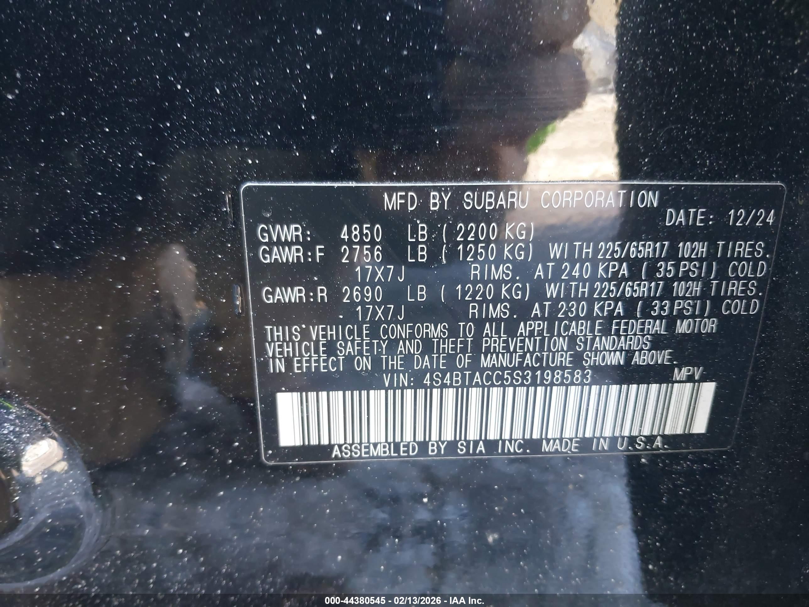 SUBARU OUTBACK image 9