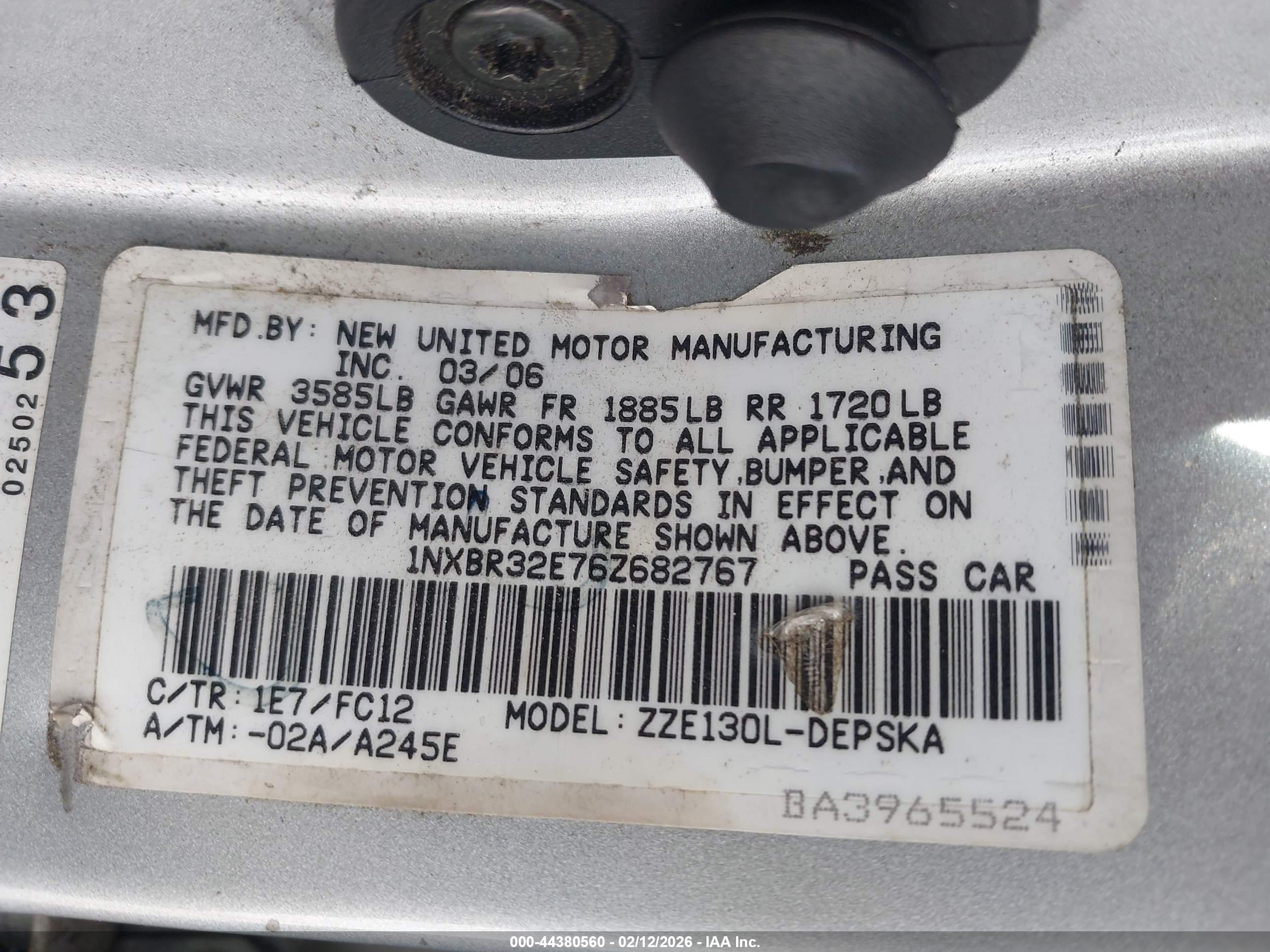 TOYOTA COROLLA image 9