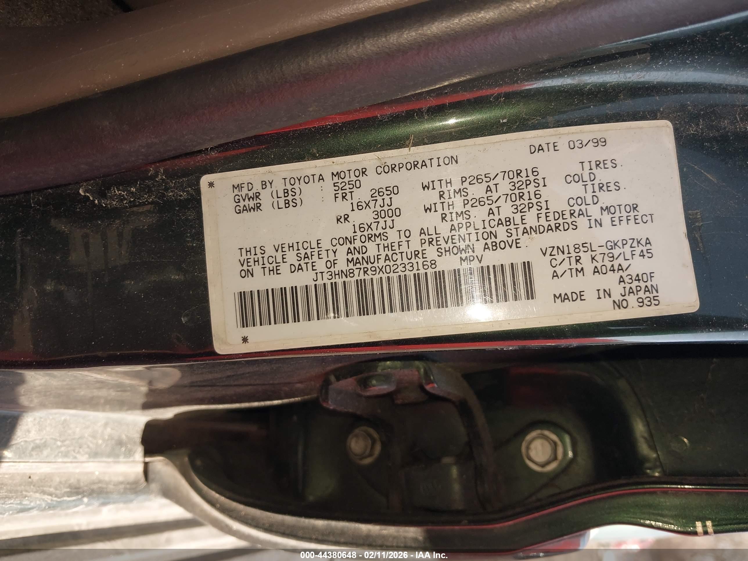 TOYOTA 4RUNNER image 9