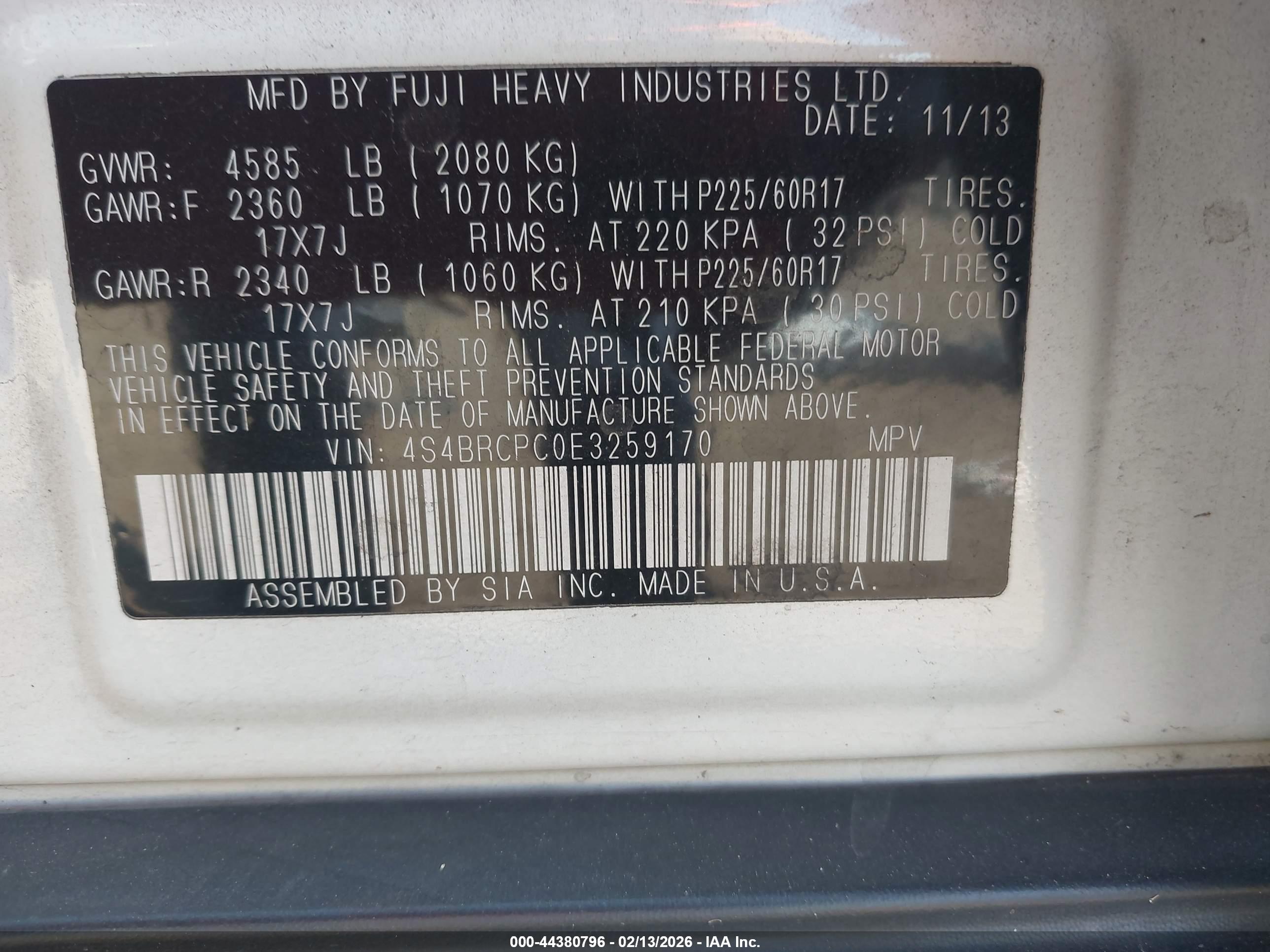 SUBARU OUTBACK image 9