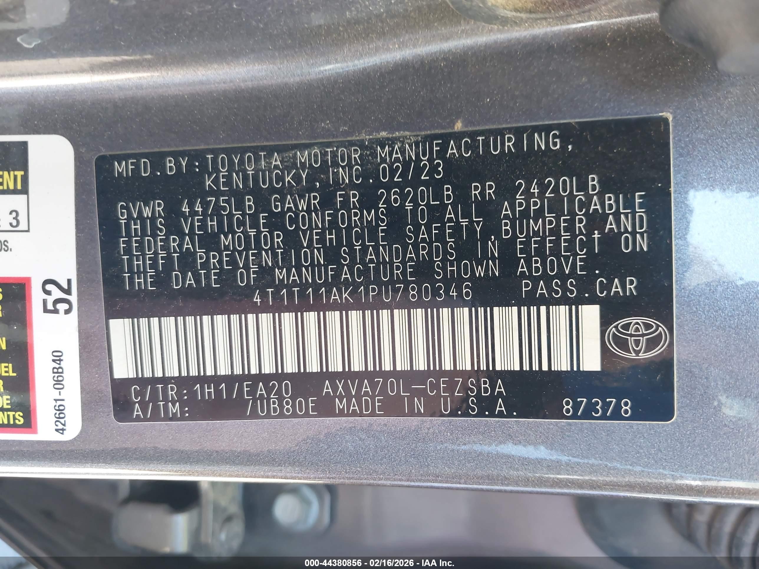 TOYOTA CAMRY image 9
