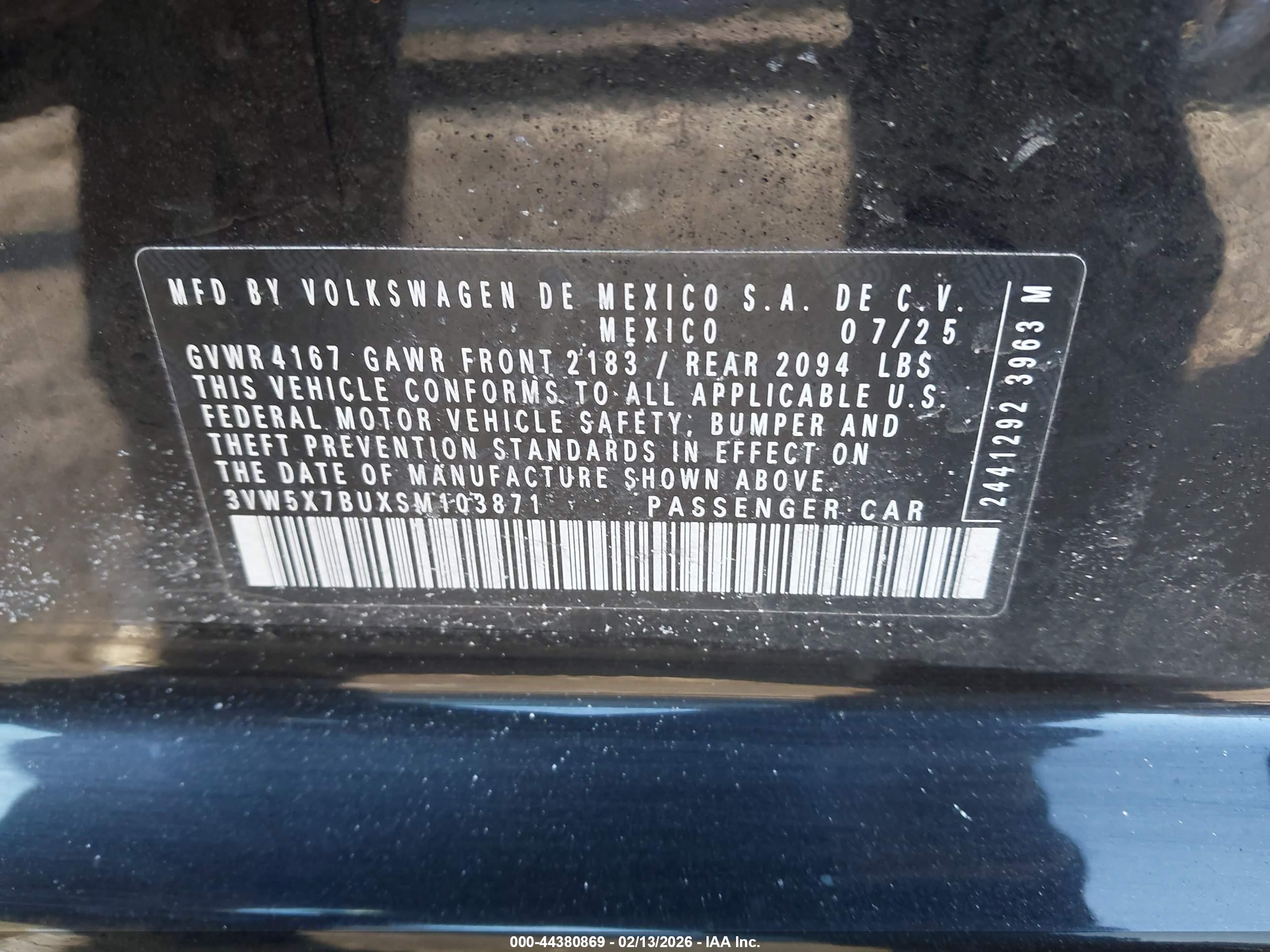 VOLKSWAGEN JETTA image 9