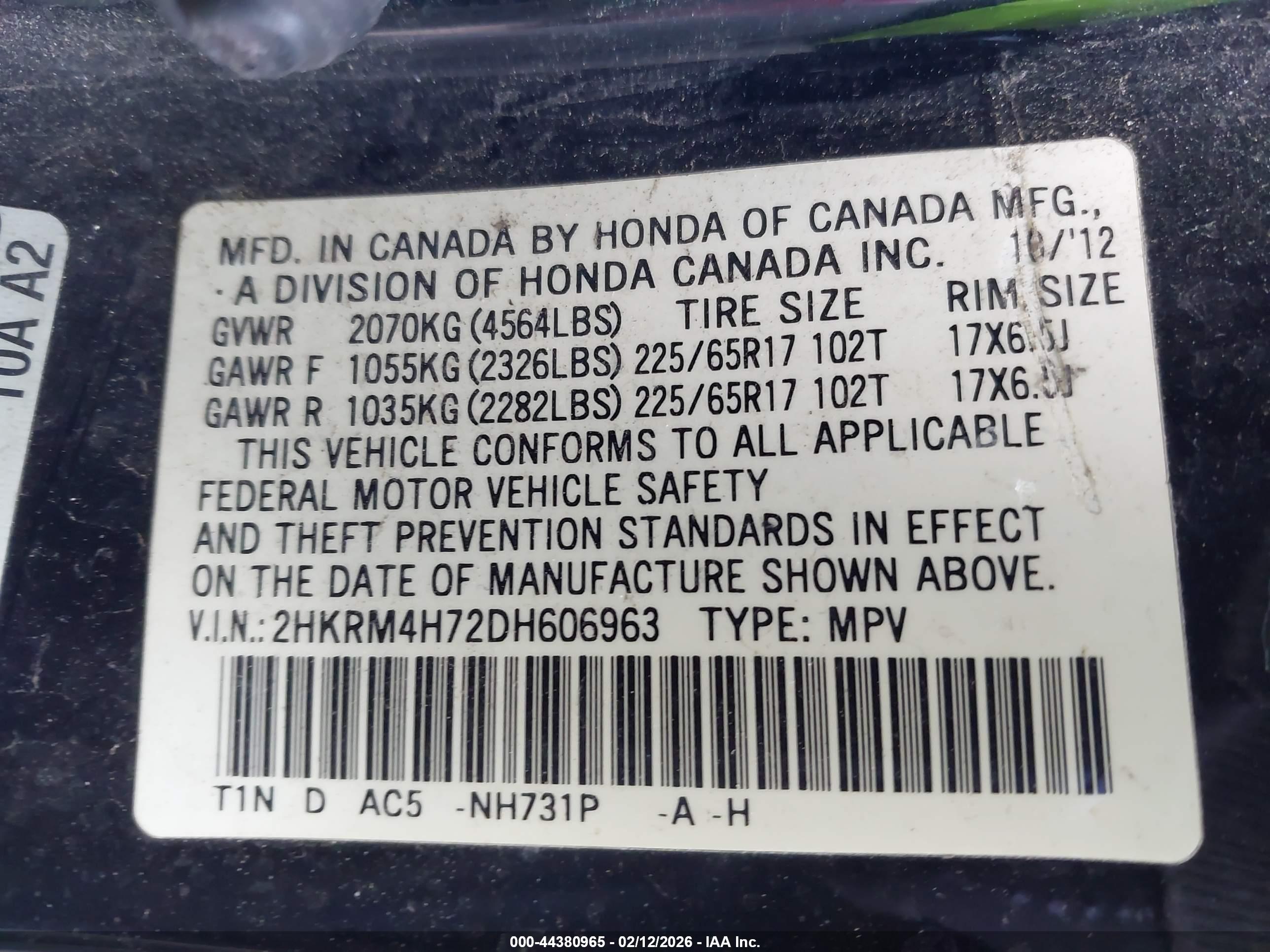 HONDA CR-V image 9