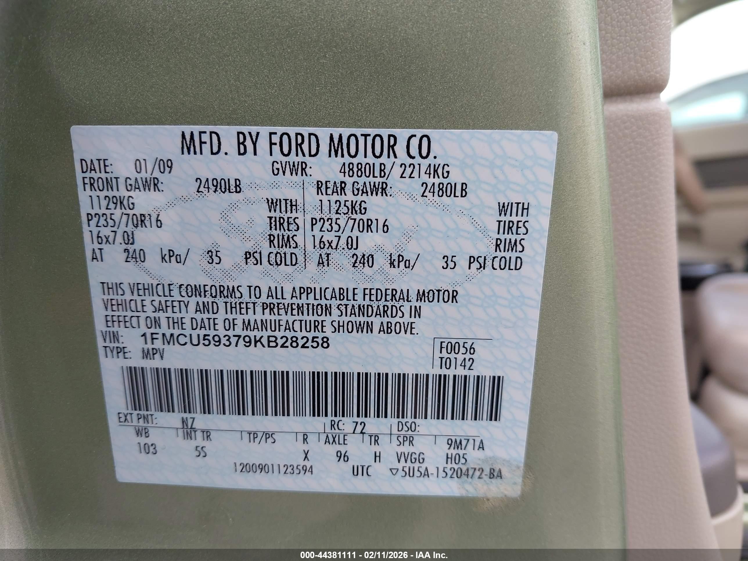 FORD ESCAPE image 9