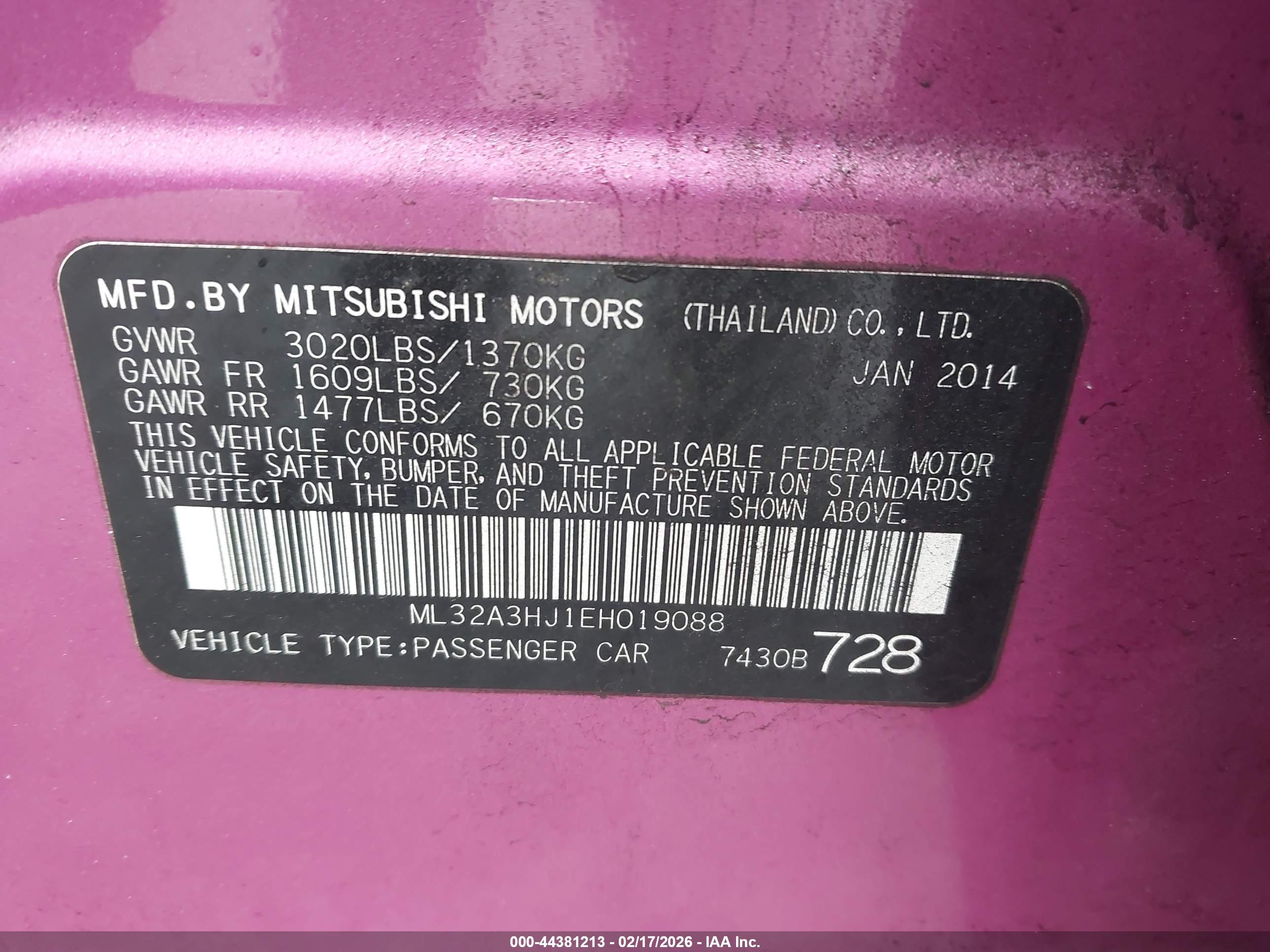 MITSUBISHI MIRAGE image 9