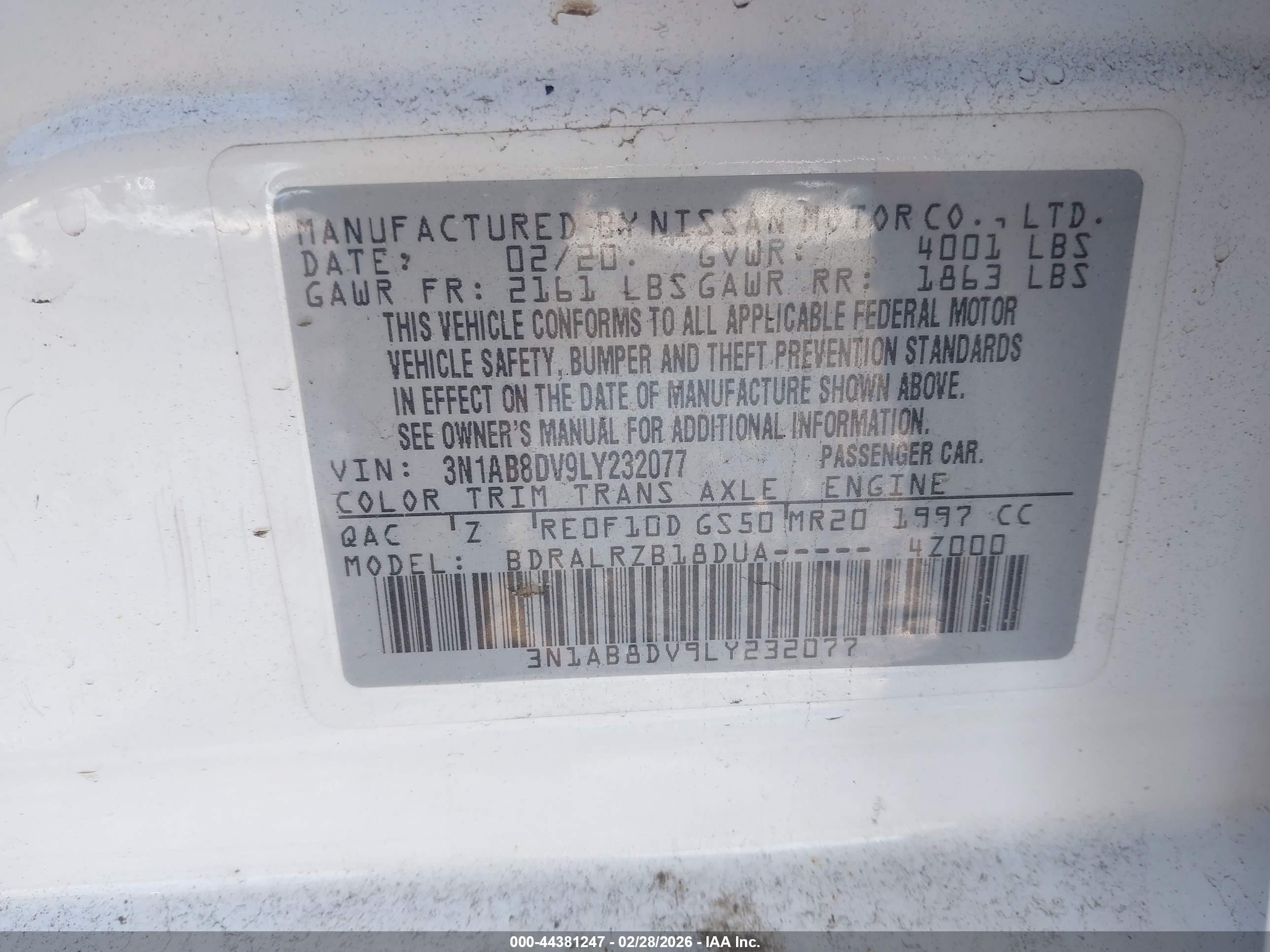 NISSAN SENTRA image 9