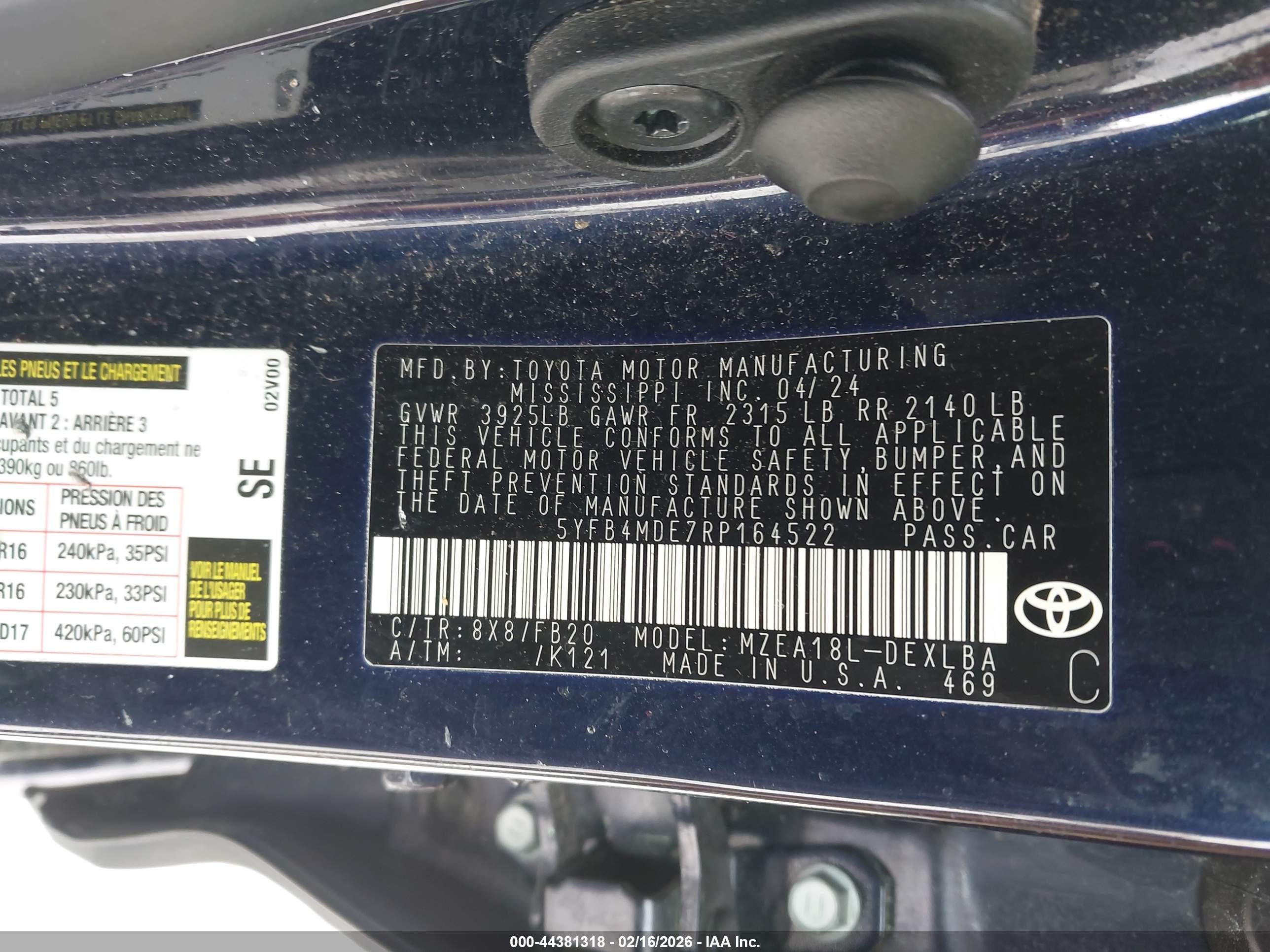 TOYOTA COROLLA image 9