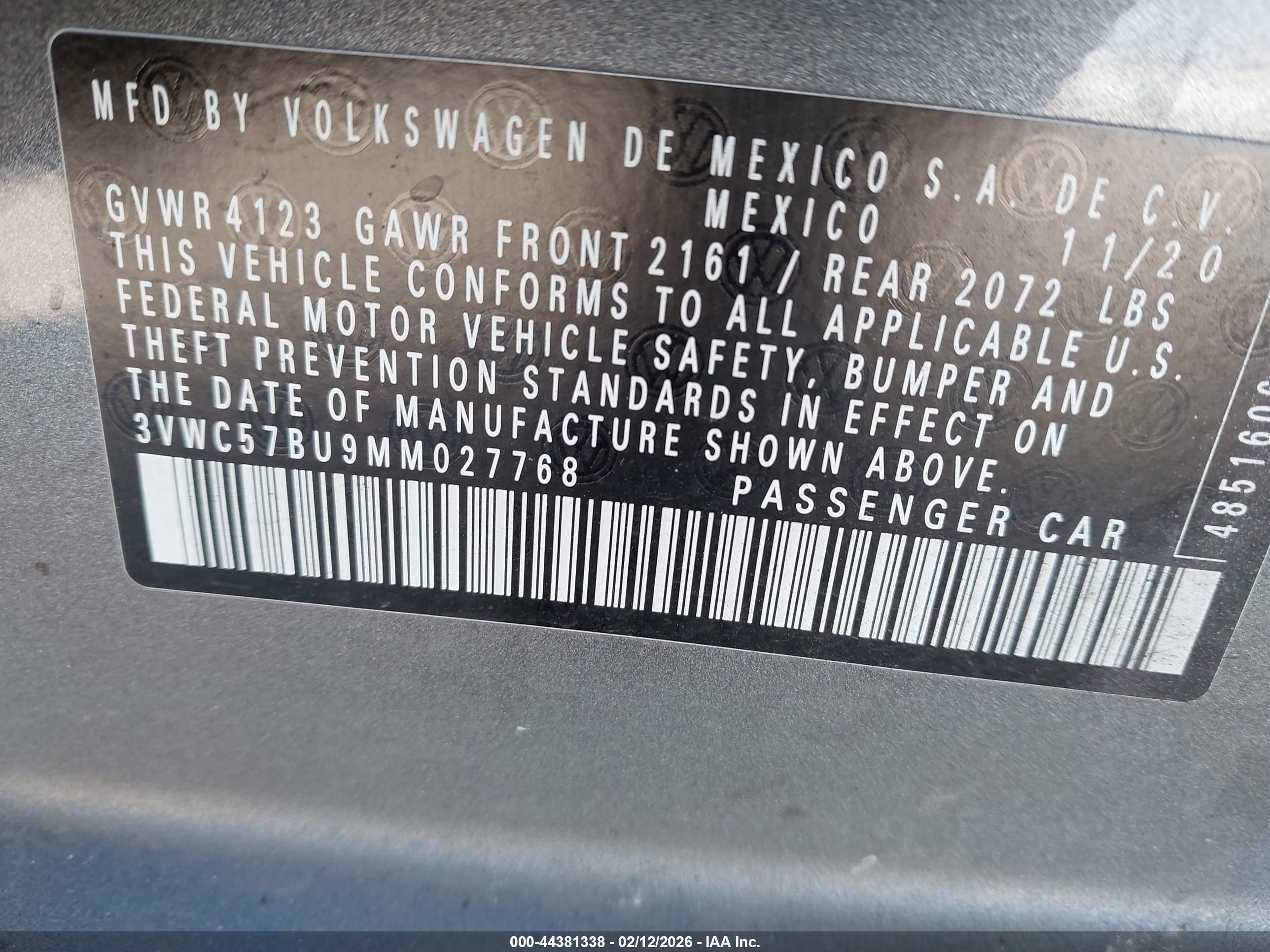 VOLKSWAGEN JETTA image 9