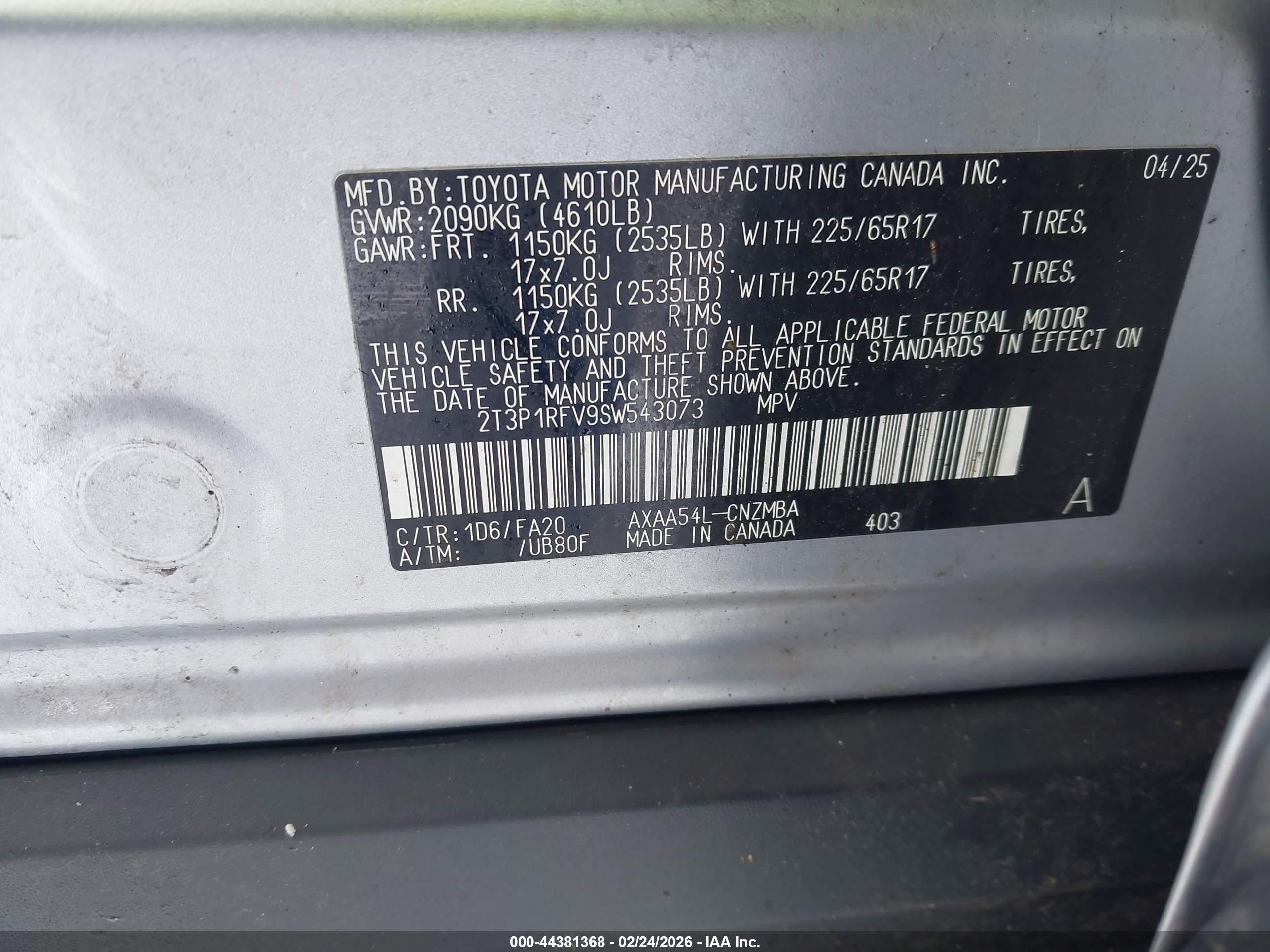 TOYOTA RAV4 image 9