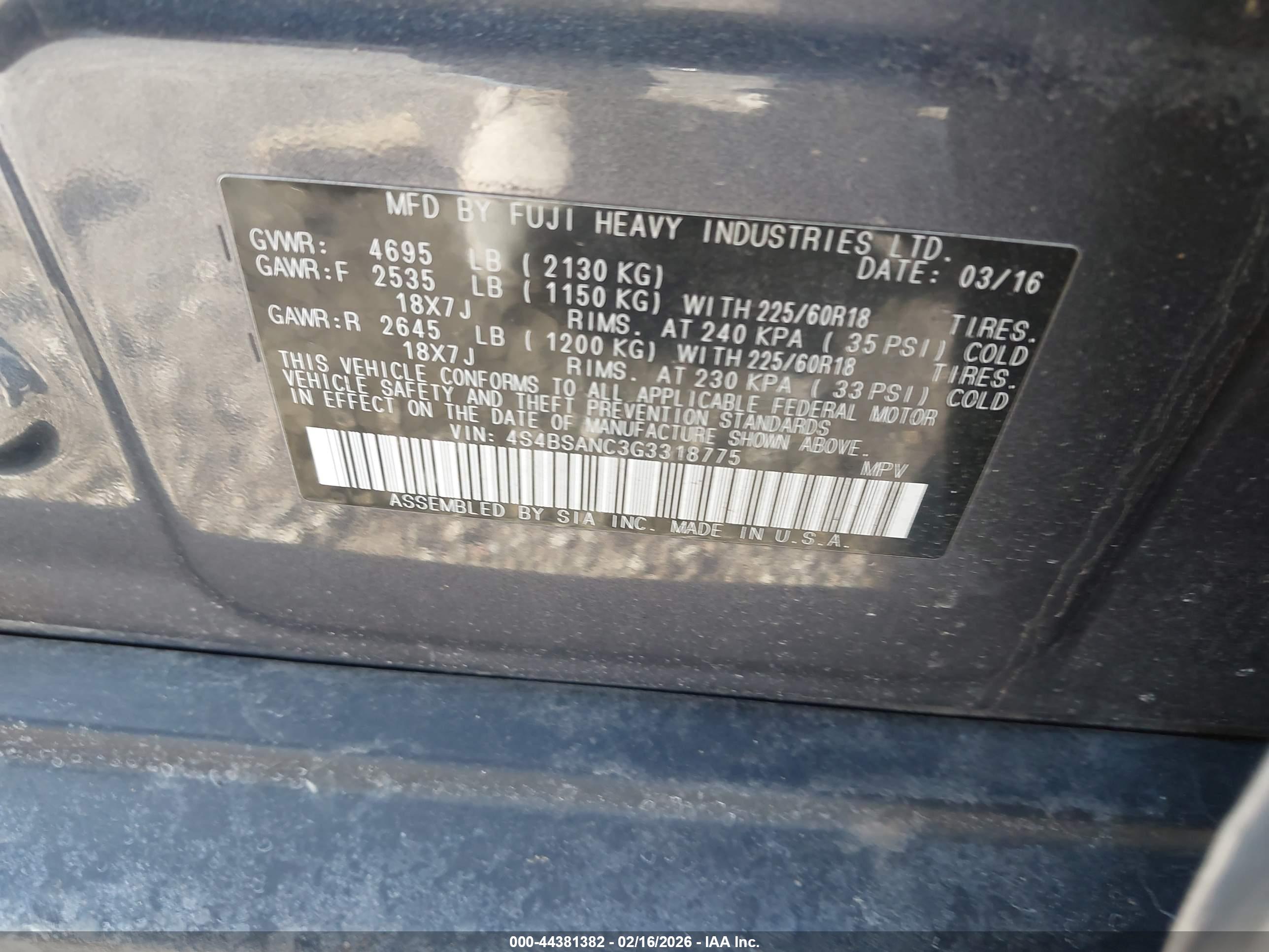 SUBARU OUTBACK image 9