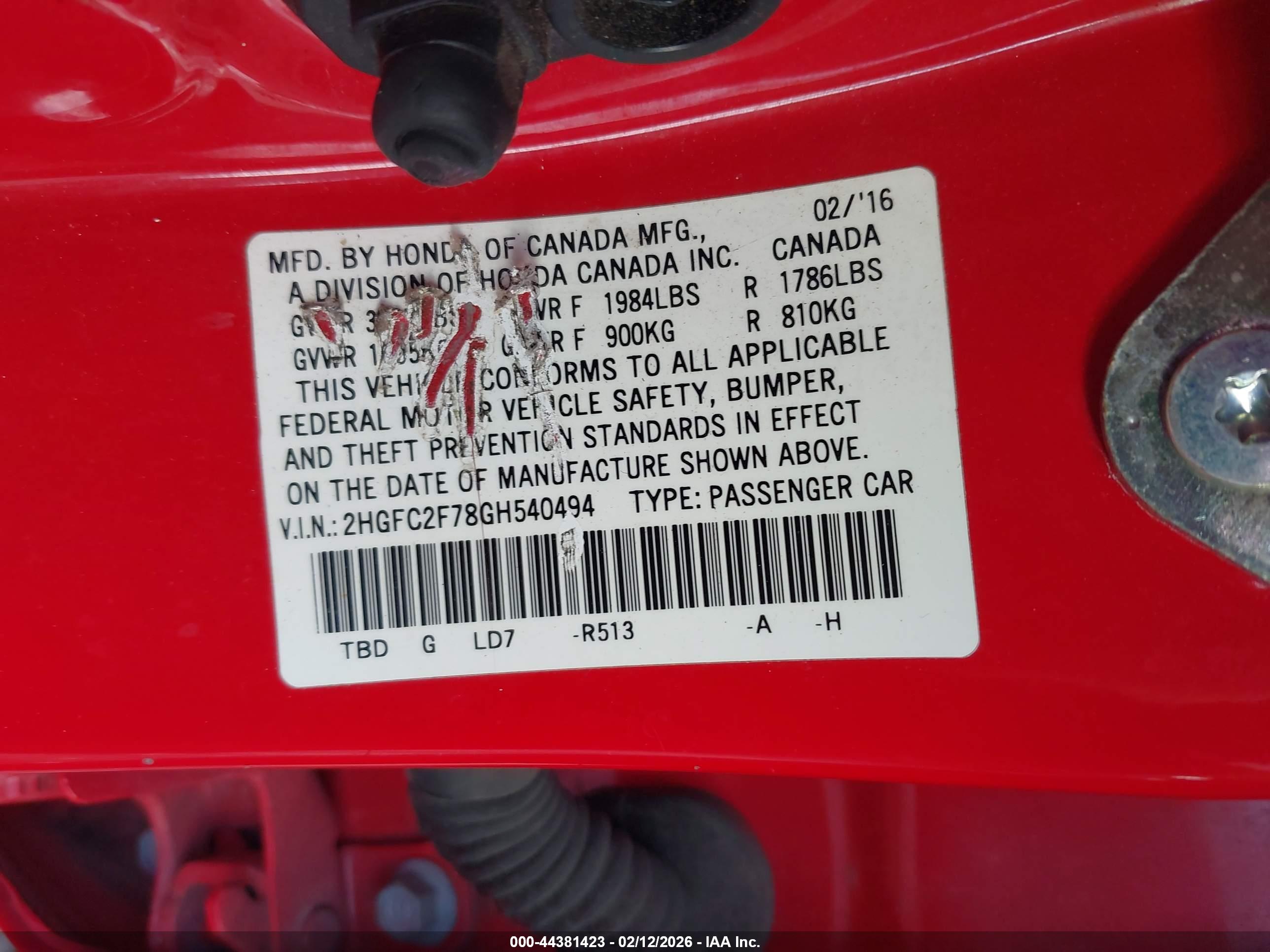 HONDA CIVIC image 9