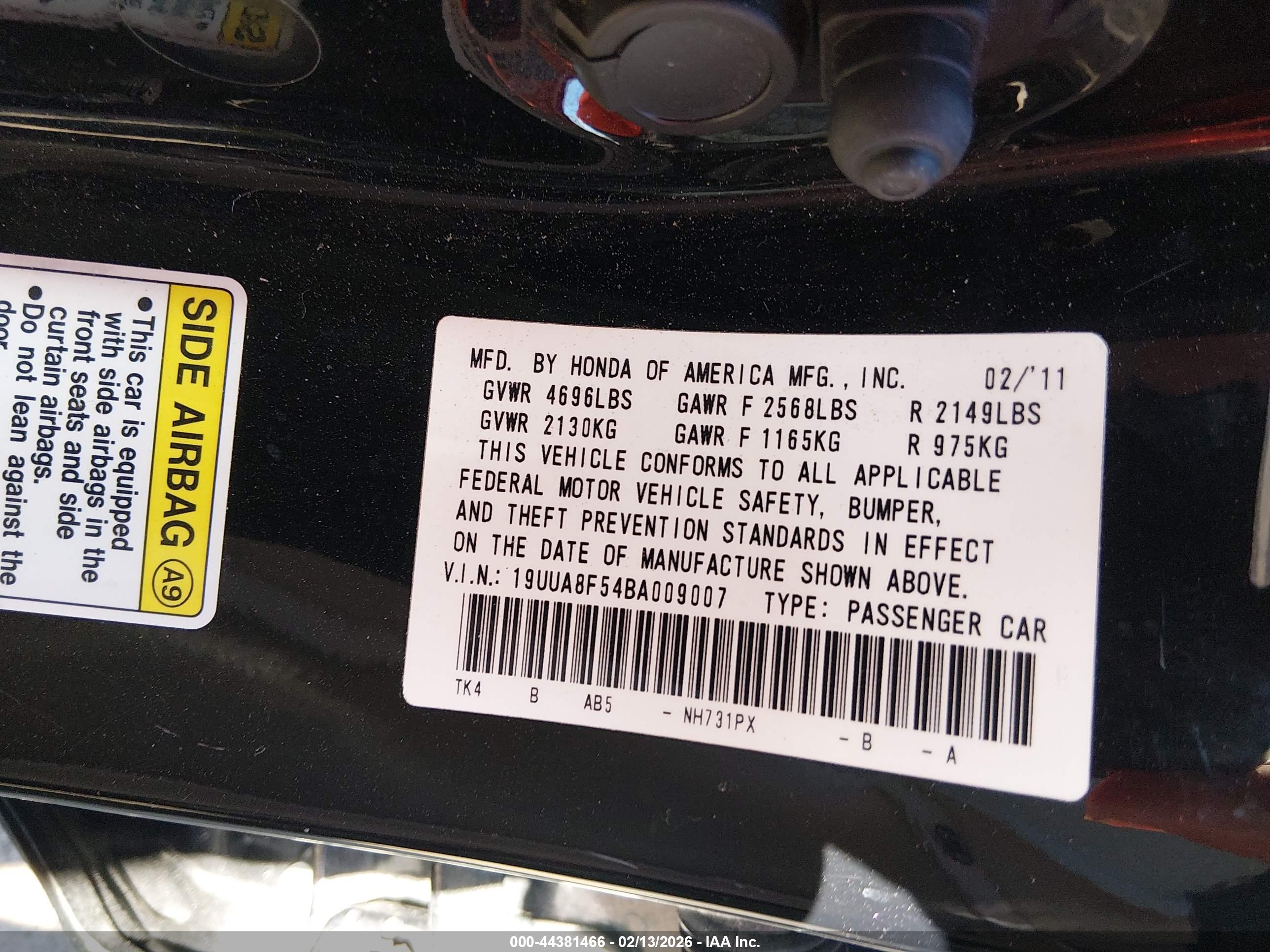 ACURA TL image 9