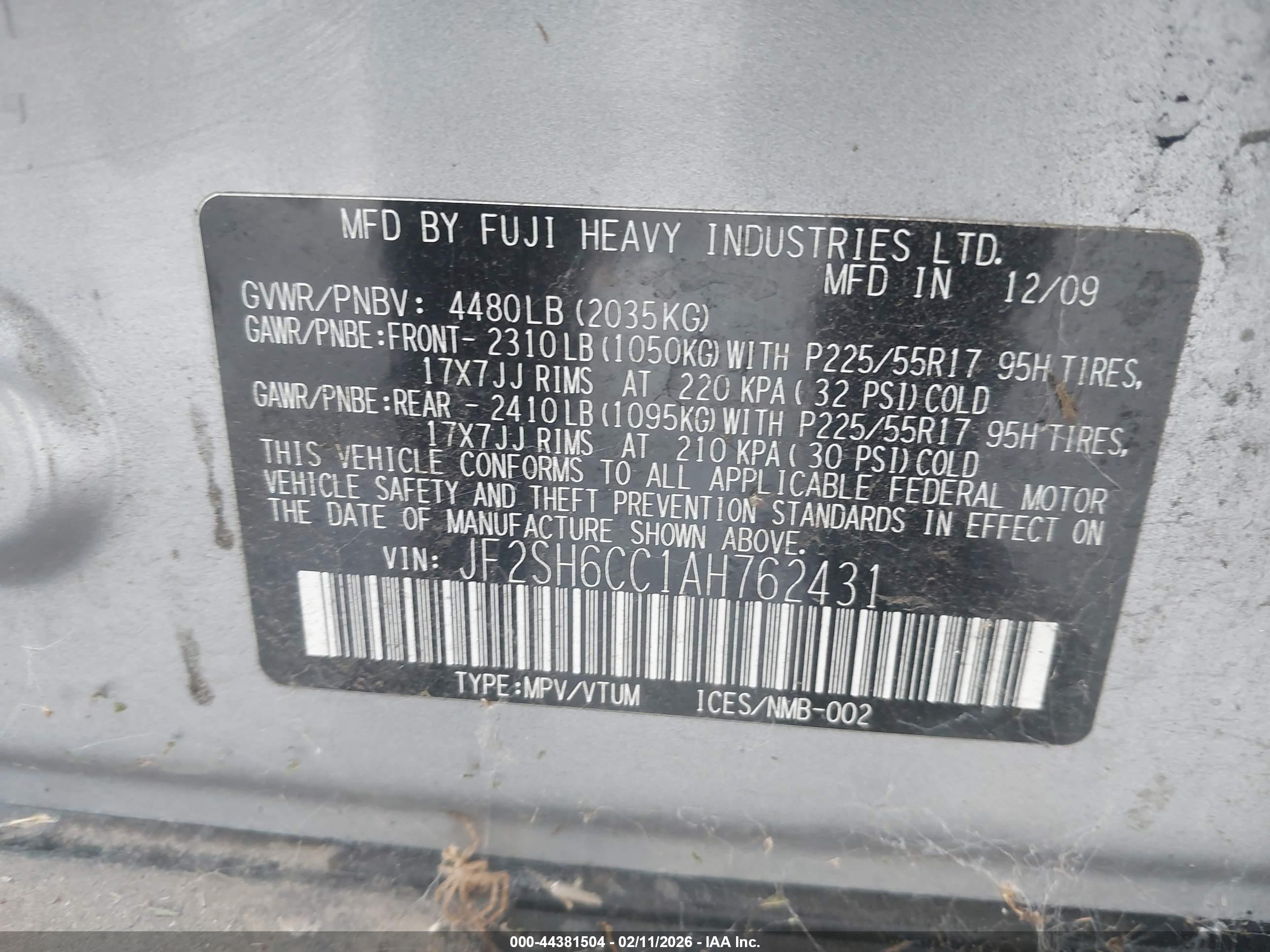 SUBARU FORESTER image 9