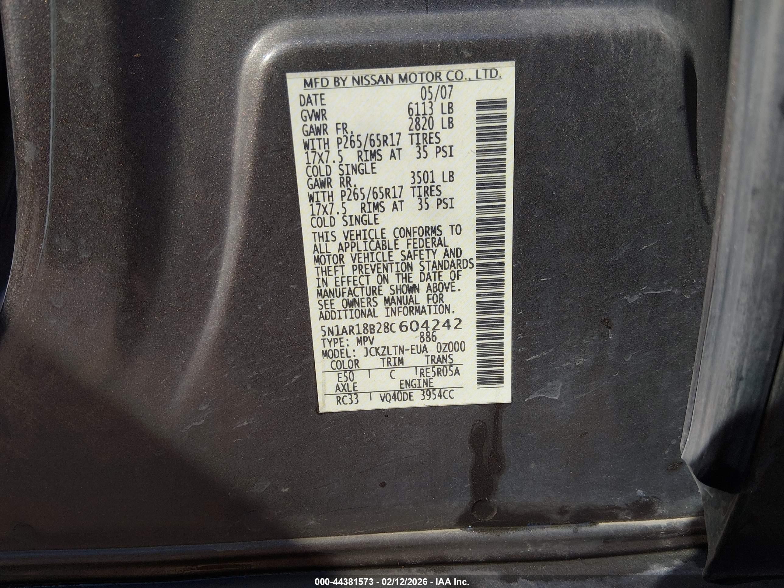 NISSAN PATHFINDER image 9