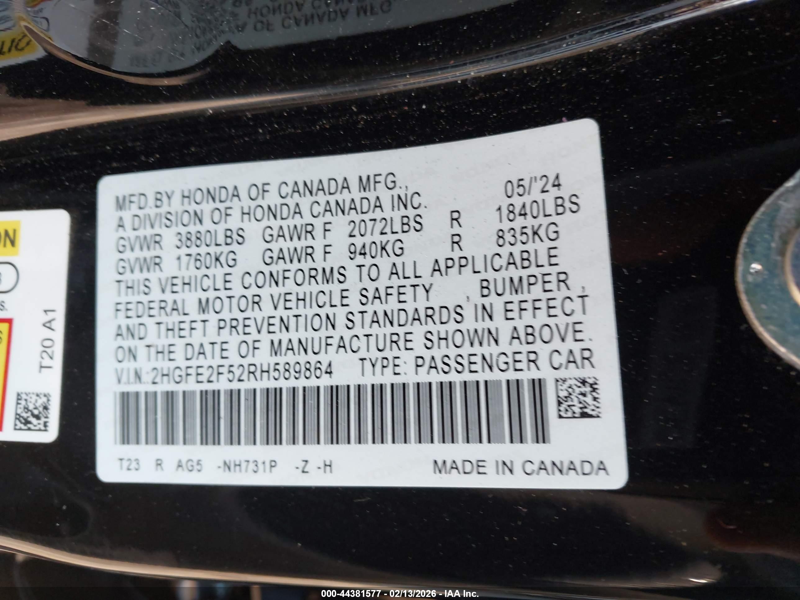 HONDA CIVIC image 9